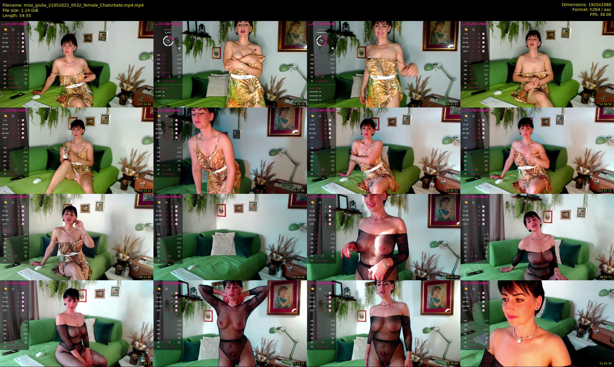 miss_giulia — 55 minute Chaturbate female cam show recording, 1080p, May 21, 2022