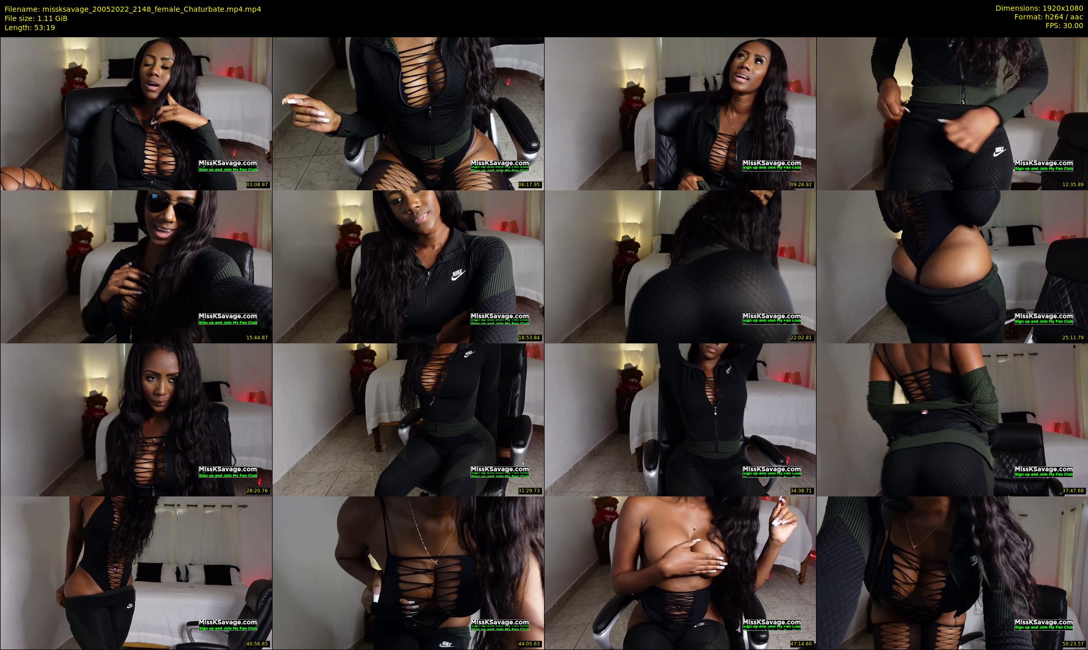 missksavage — 54 minute Chaturbate female cam show recording, 1080p, May 20, 2022