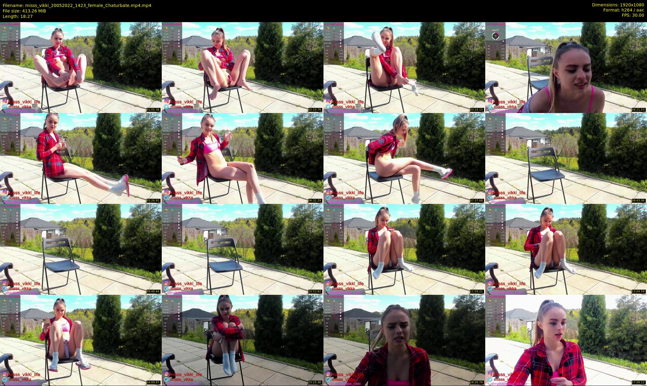 misss_vikki — 19 minute Chaturbate female cam show recording, 1080p, May 20, 2022