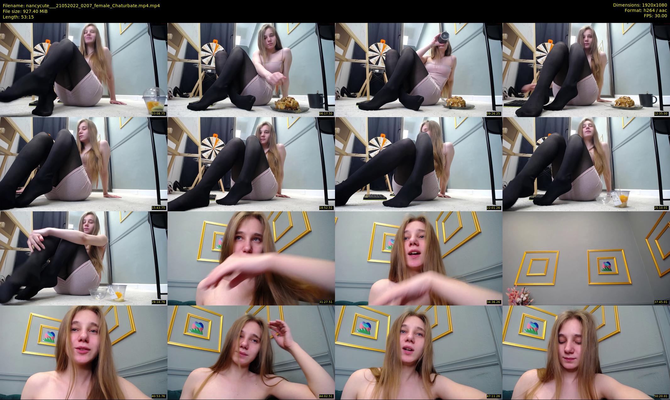 nancycute__ — 54 minute Chaturbate female cam show recording, 1080p, May 21, 2022