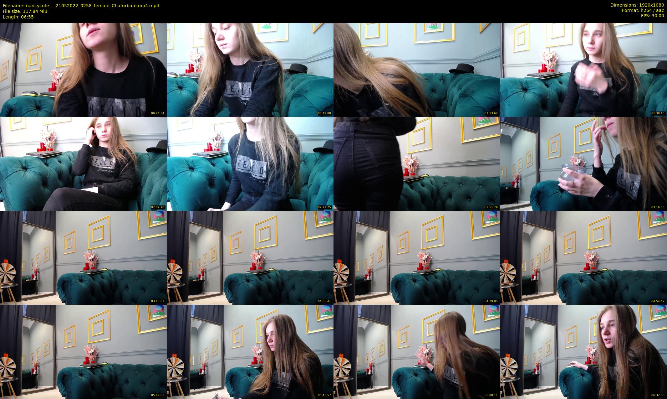 nancycute__ — 7 minute Chaturbate female cam show recording, 1080p, May 21, 2022