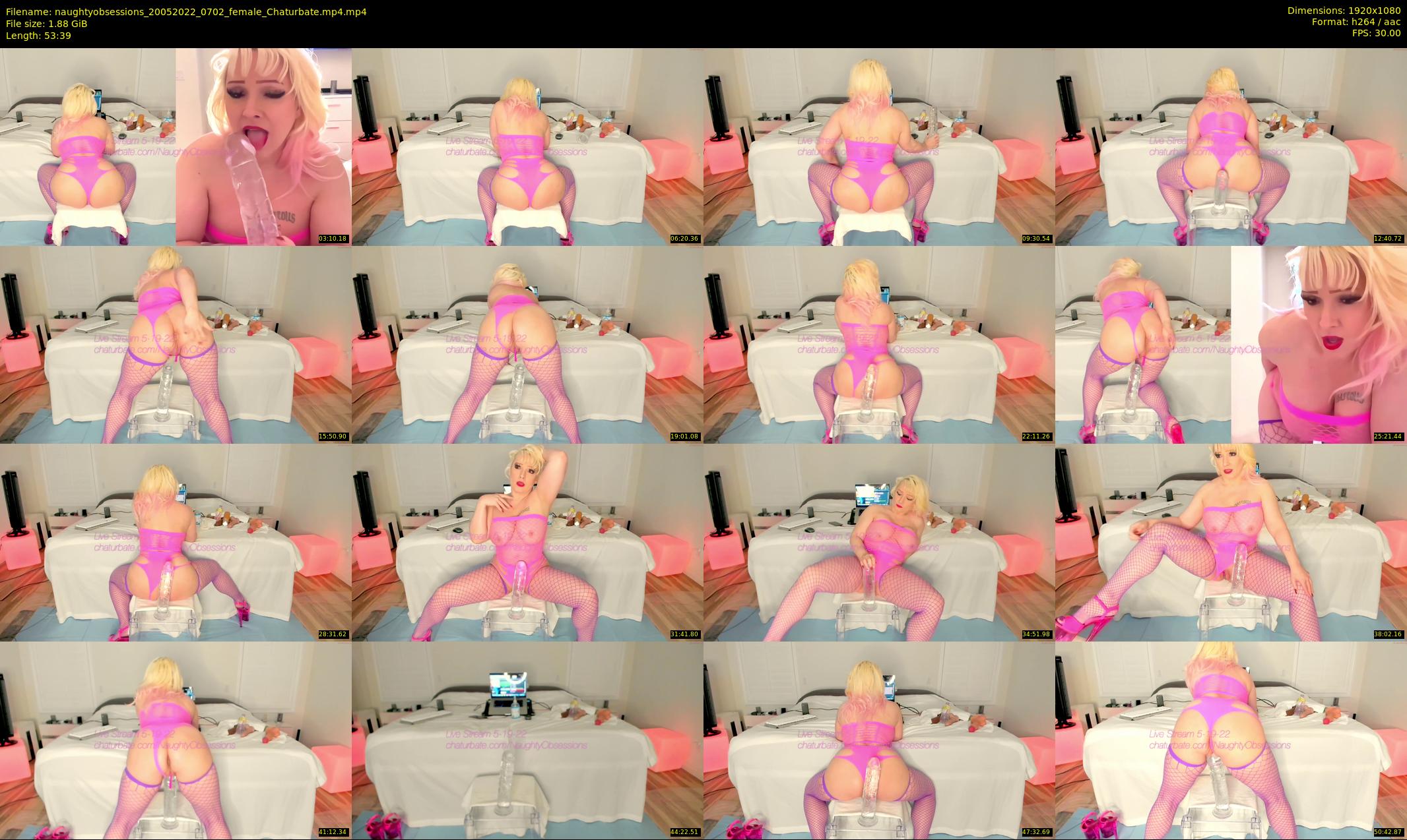 naughtyobsessions — 54 minute Chaturbate female cam show recording, 1080p, May 20, 2022