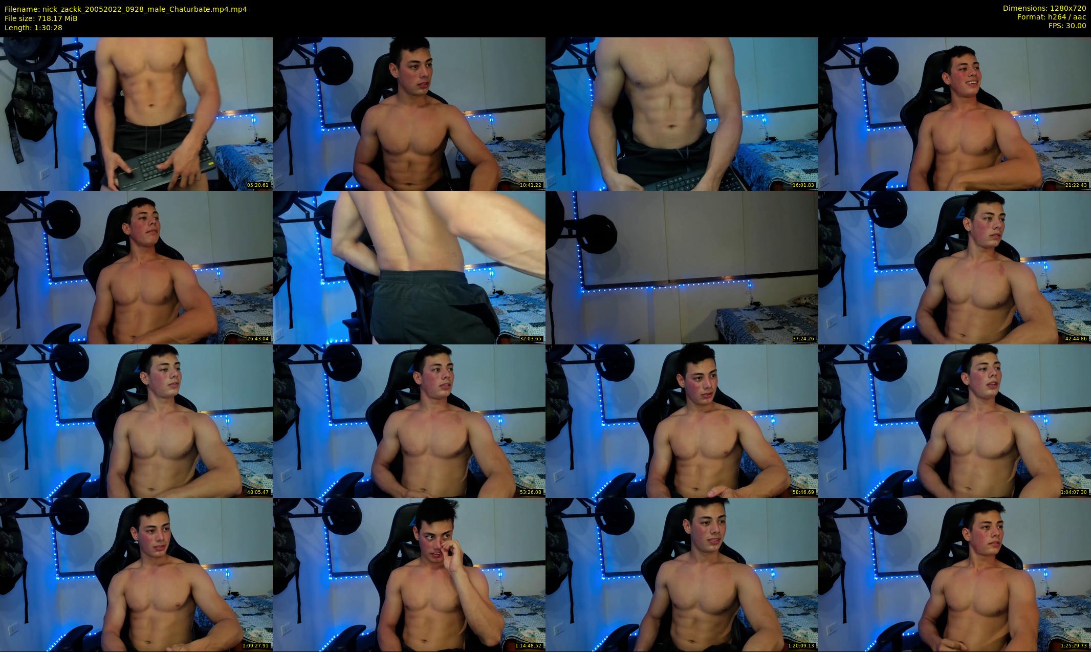 nick_zackk — 91 minute Chaturbate male cam show recording, 720p, May 20, 2022