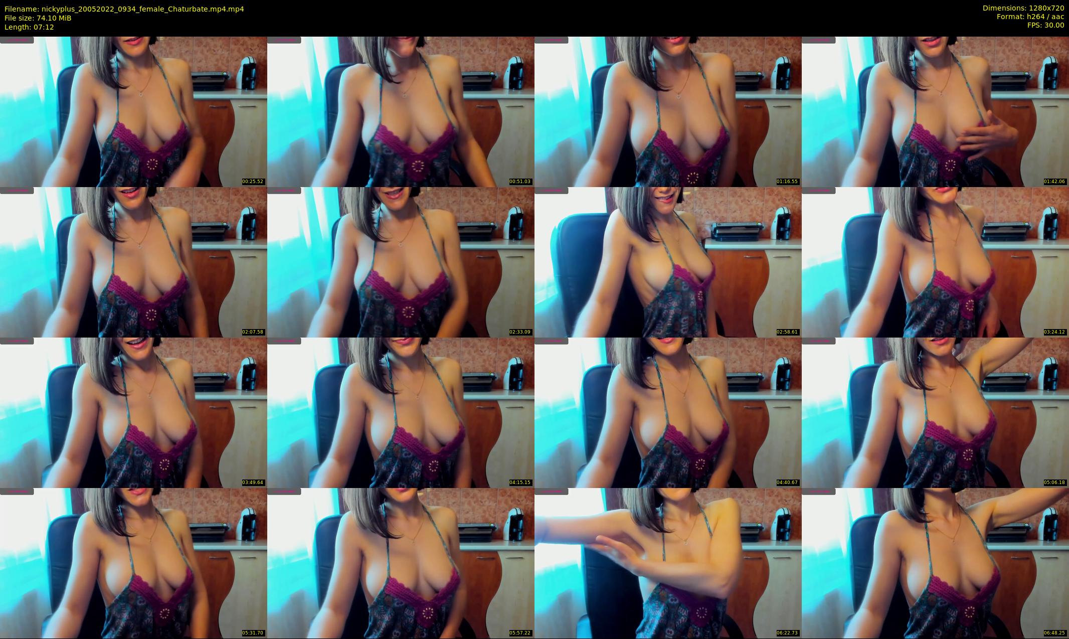 nickyplus — 8 minute Chaturbate couple cam show recording, 720p, May 20, 2022