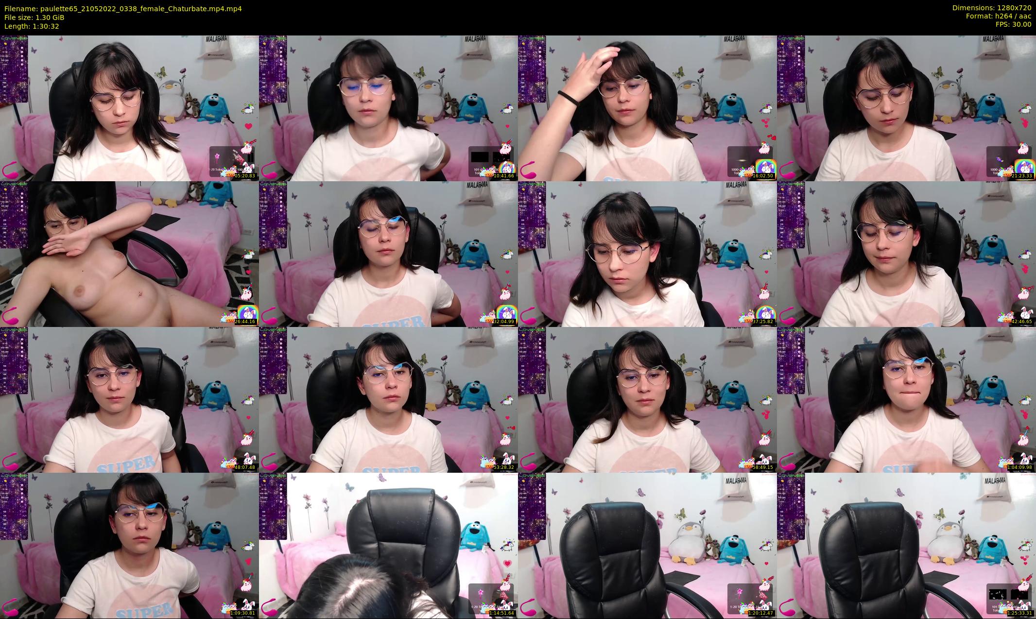 paulette65 — 91 minute Chaturbate female cam show recording, 720p, May 21, 2022