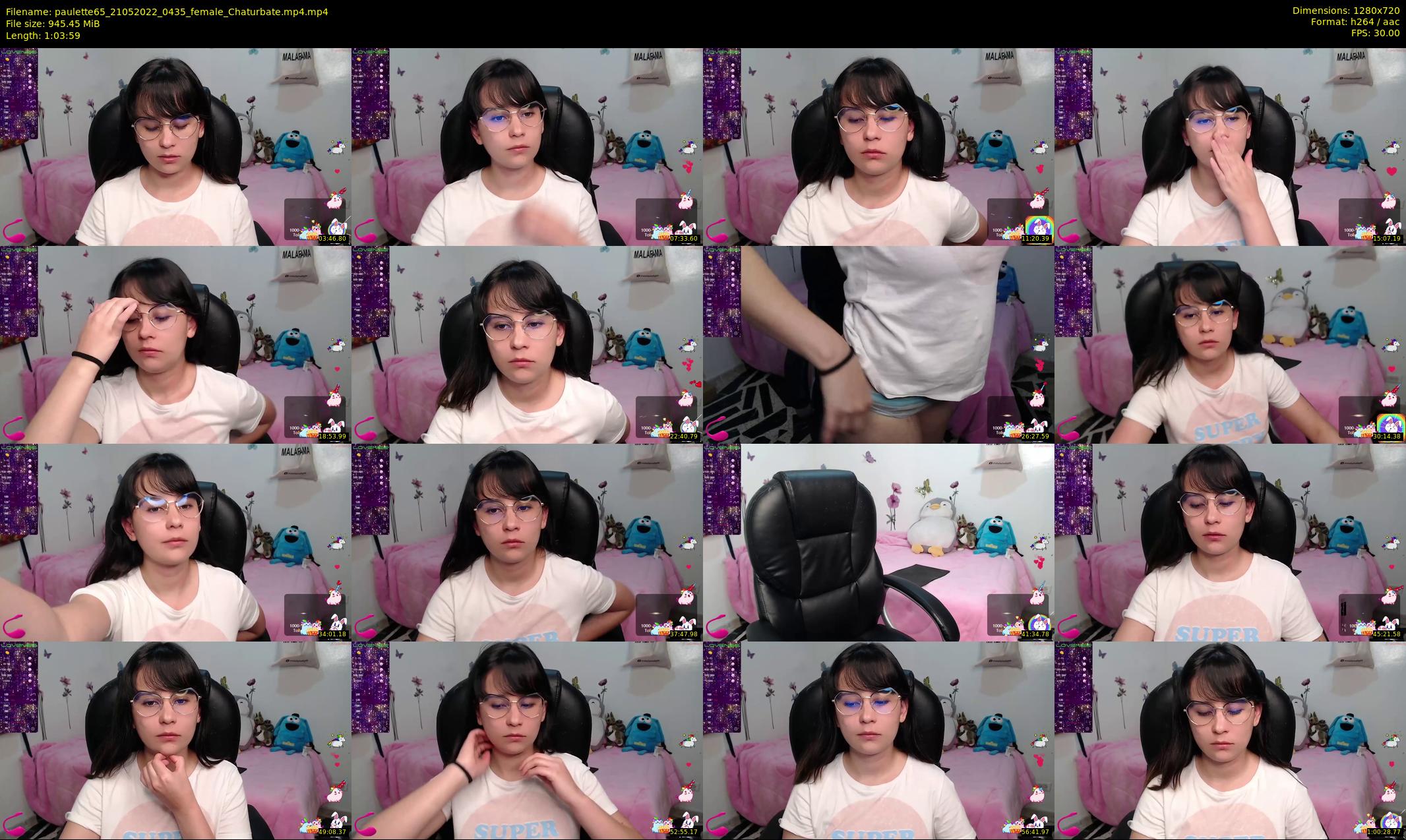 paulette65 — 64 minute Chaturbate female cam show recording, 720p, May 21, 2022