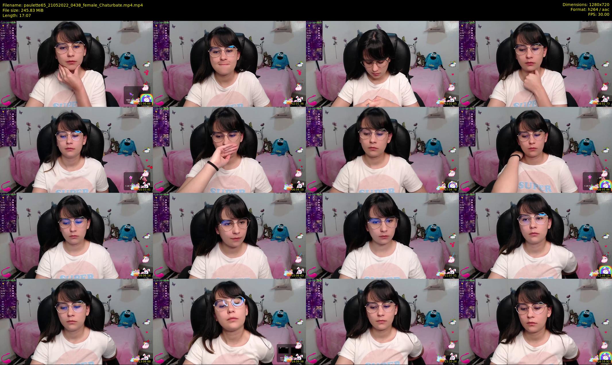 paulette65 — 18 minute Chaturbate female cam show recording, 720p, May 21, 2022