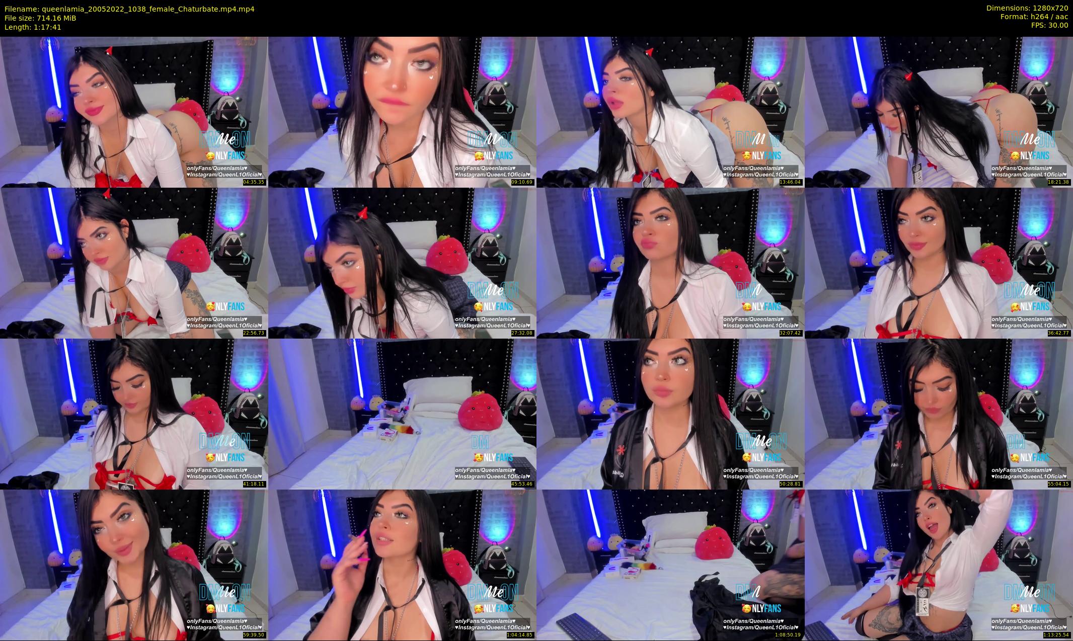 queenlamia — 78 minute Chaturbate female cam show recording, 720p, May 20, 2022