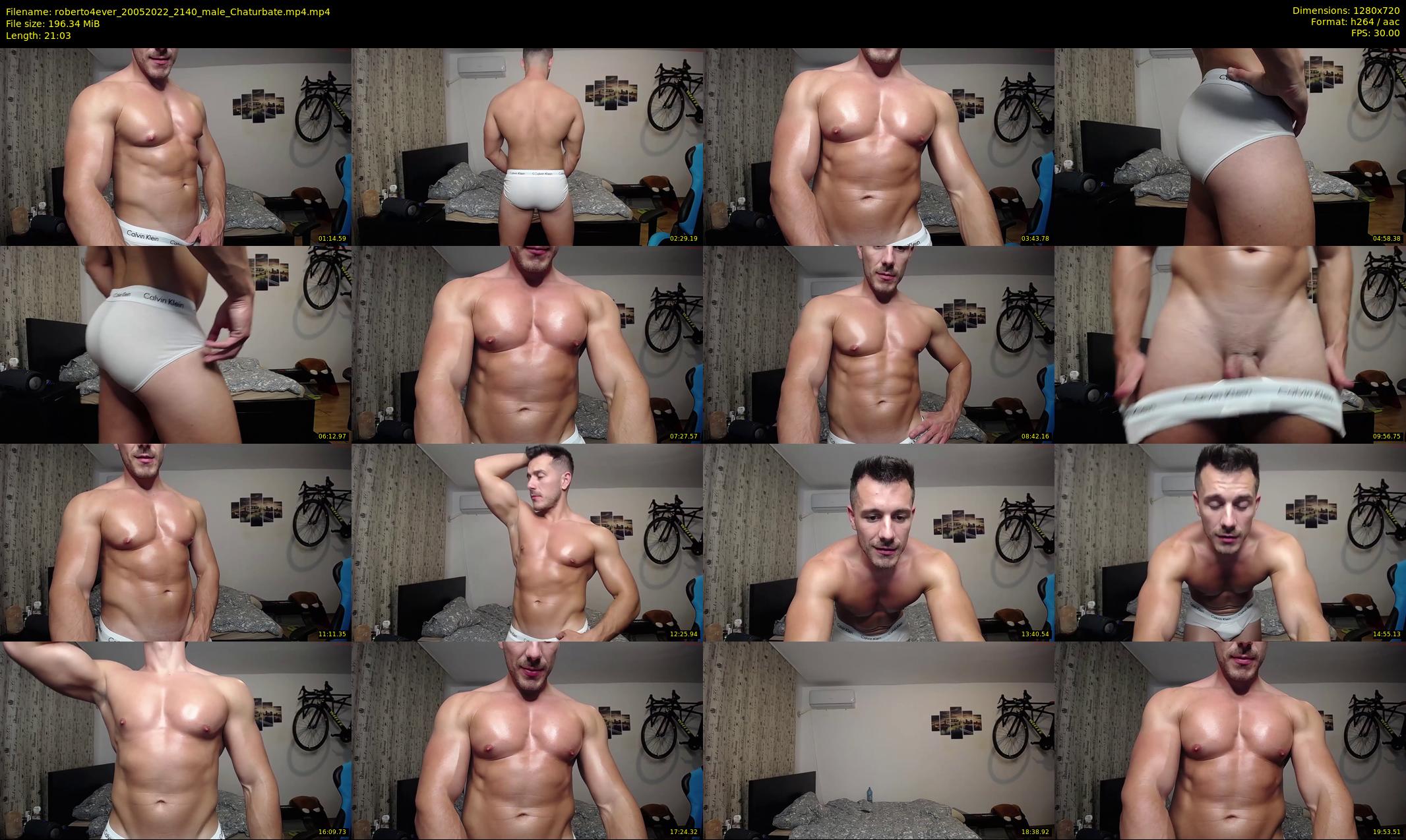 roberto4ever — 22 minute Chaturbate male cam show recording, 720p, May 20, 2022