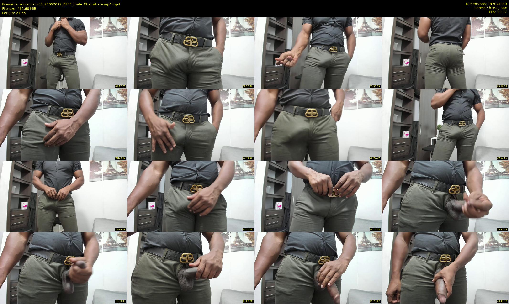 roccoblack02 — 22 minute Chaturbate male cam show recording, 1080p, May 21, 2022