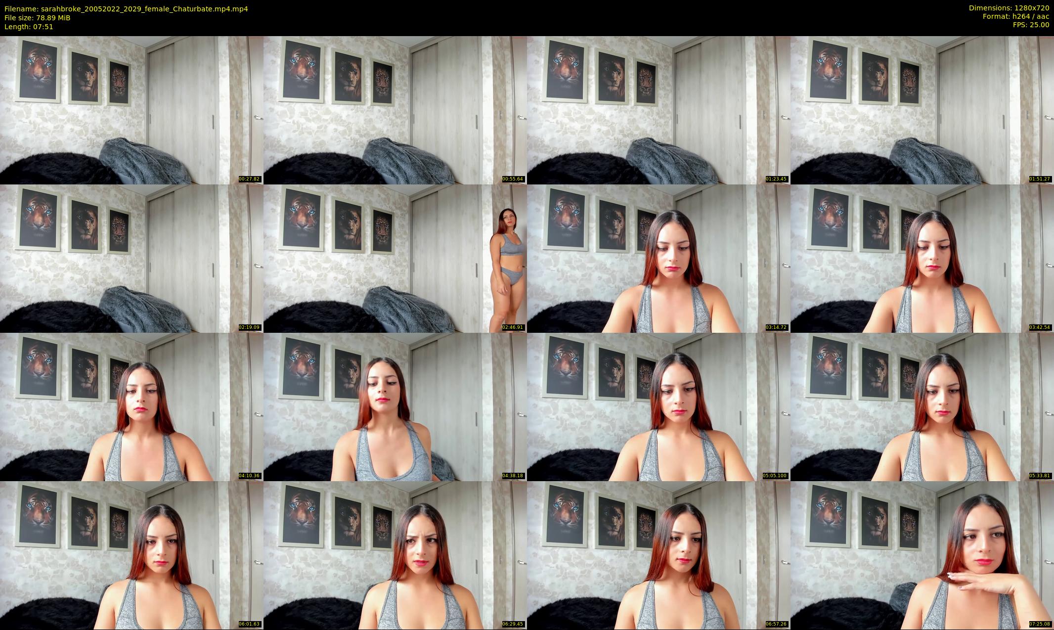 sarahbroke — 8 minute Chaturbate female cam show recording, 720p, May 20, 2022