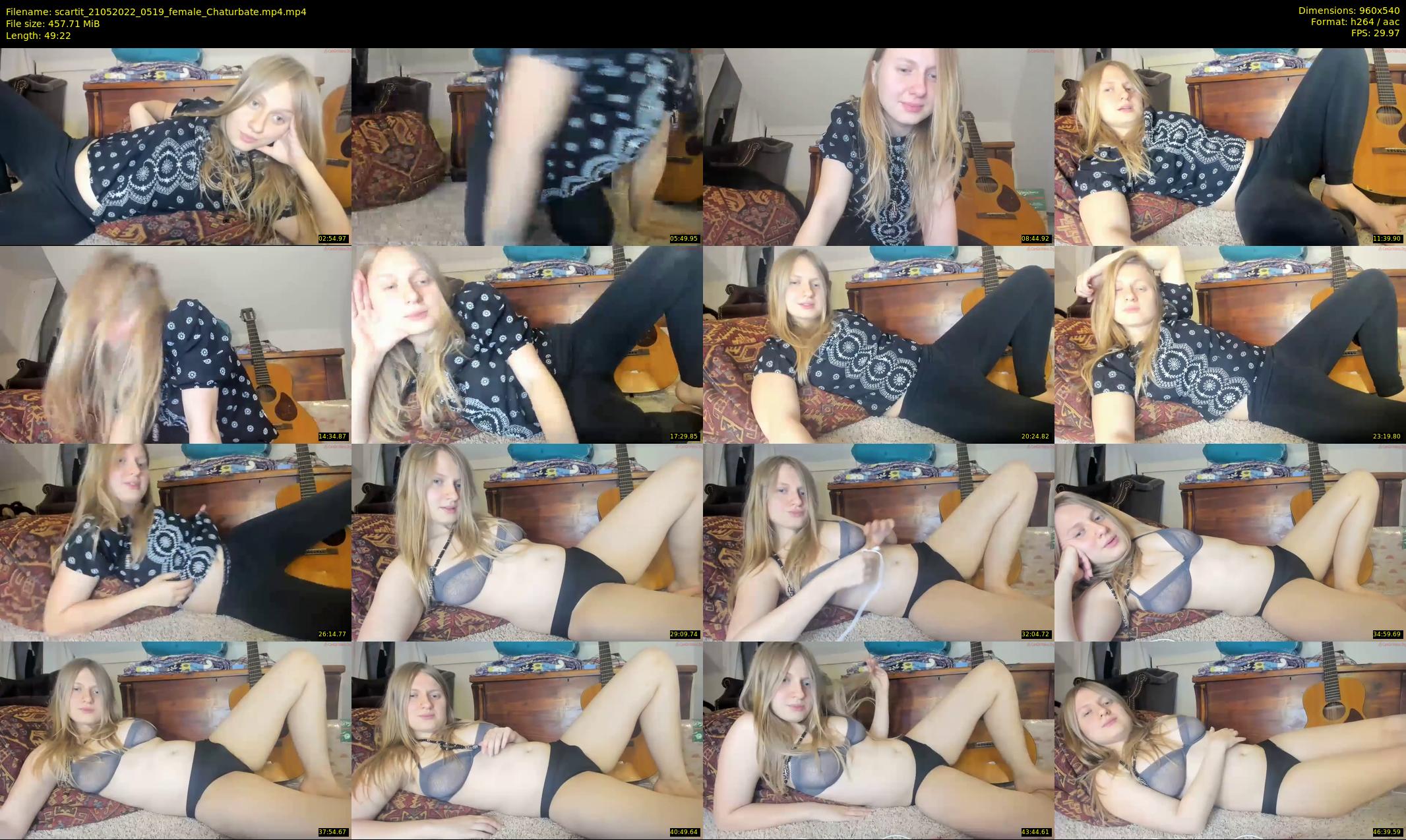 scartit — 50 minute Chaturbate female cam show recording, 480p, May 21, 2022