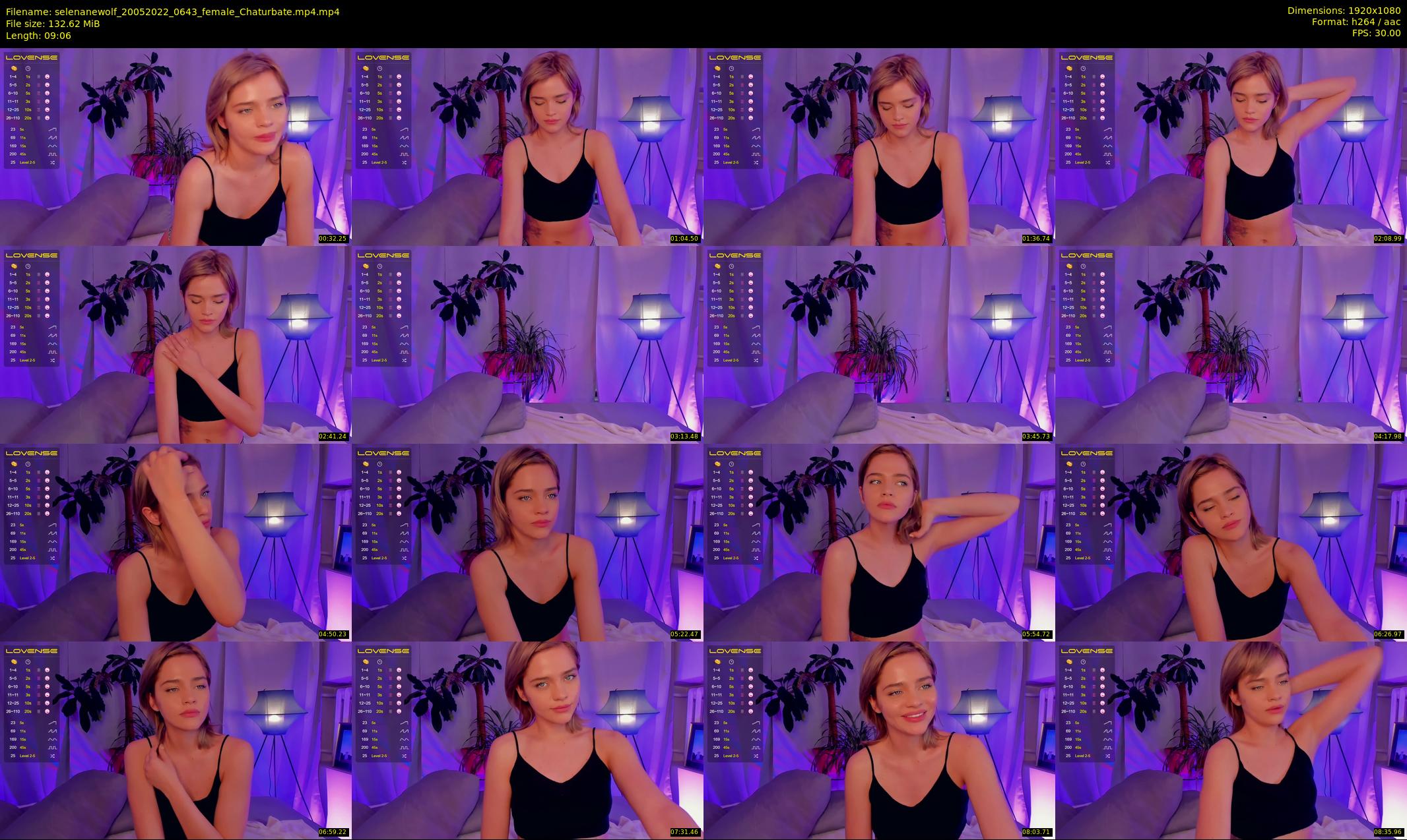 selenanewolf — 10 minute Chaturbate couple cam show recording, 1080p, May 20, 2022