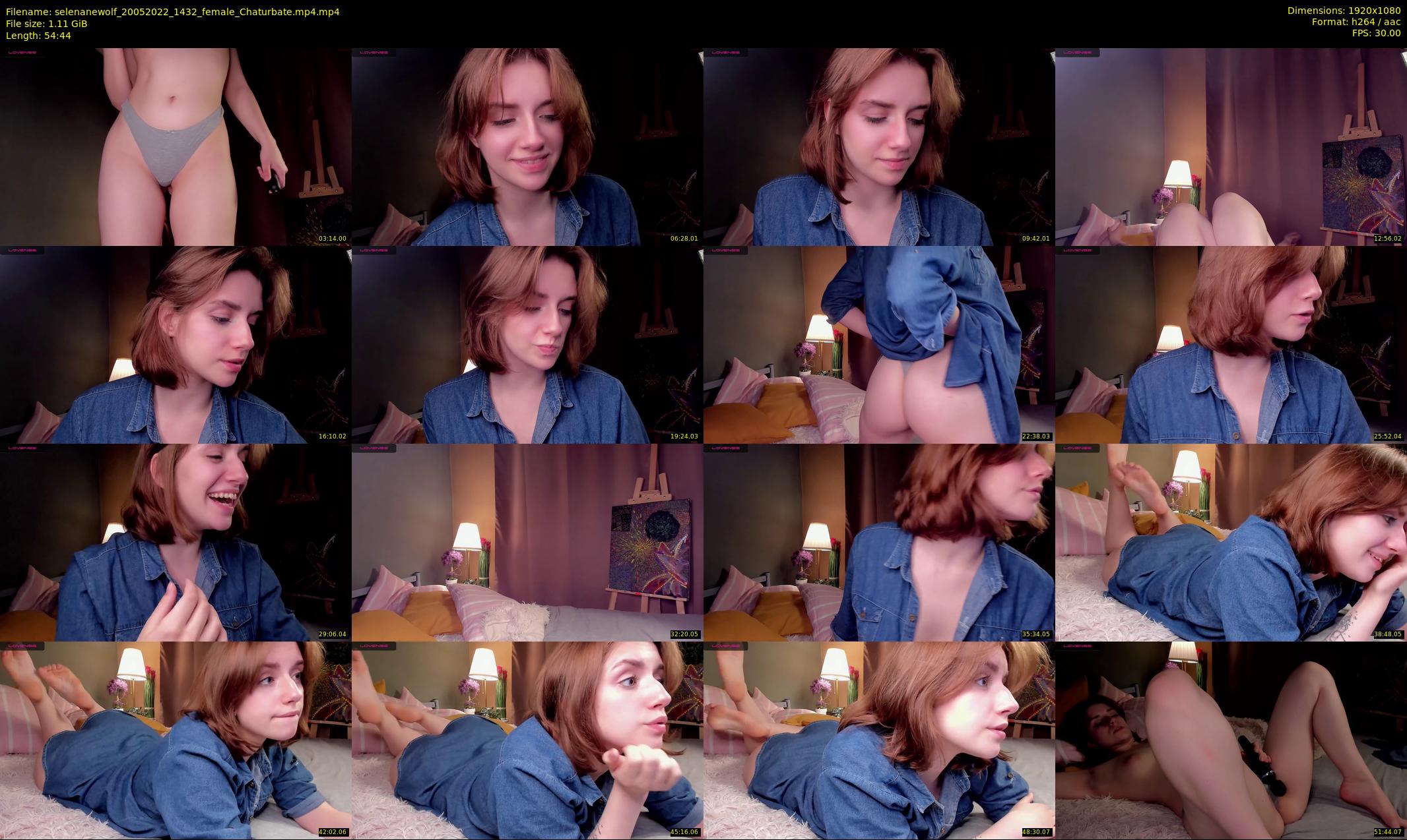 selenanewolf — 55 minute Chaturbate couple cam show recording, 1080p, May 20, 2022