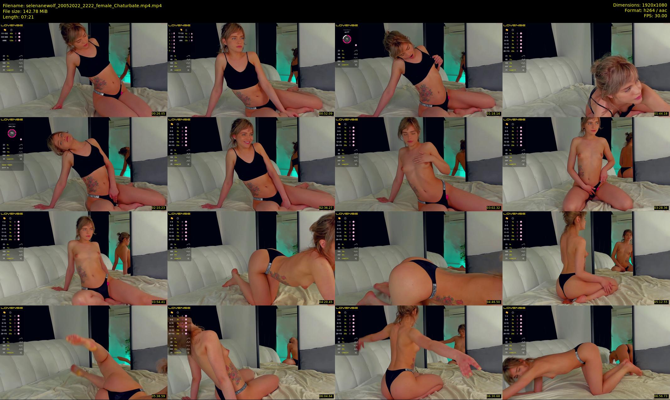 selenanewolf — 8 minute Chaturbate couple cam show recording, 1080p, May 20, 2022