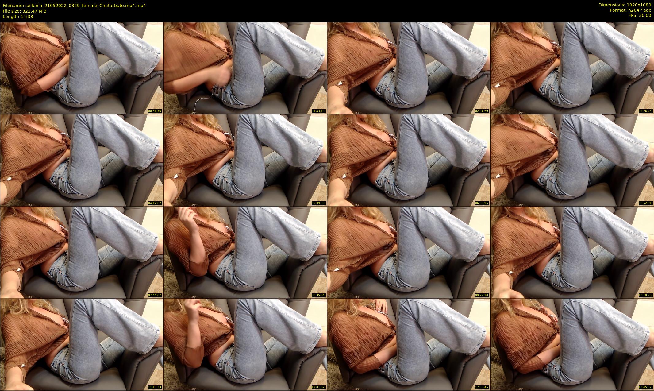 sellenia — 15 minute Chaturbate female cam show recording, 1080p, May 21, 2022
