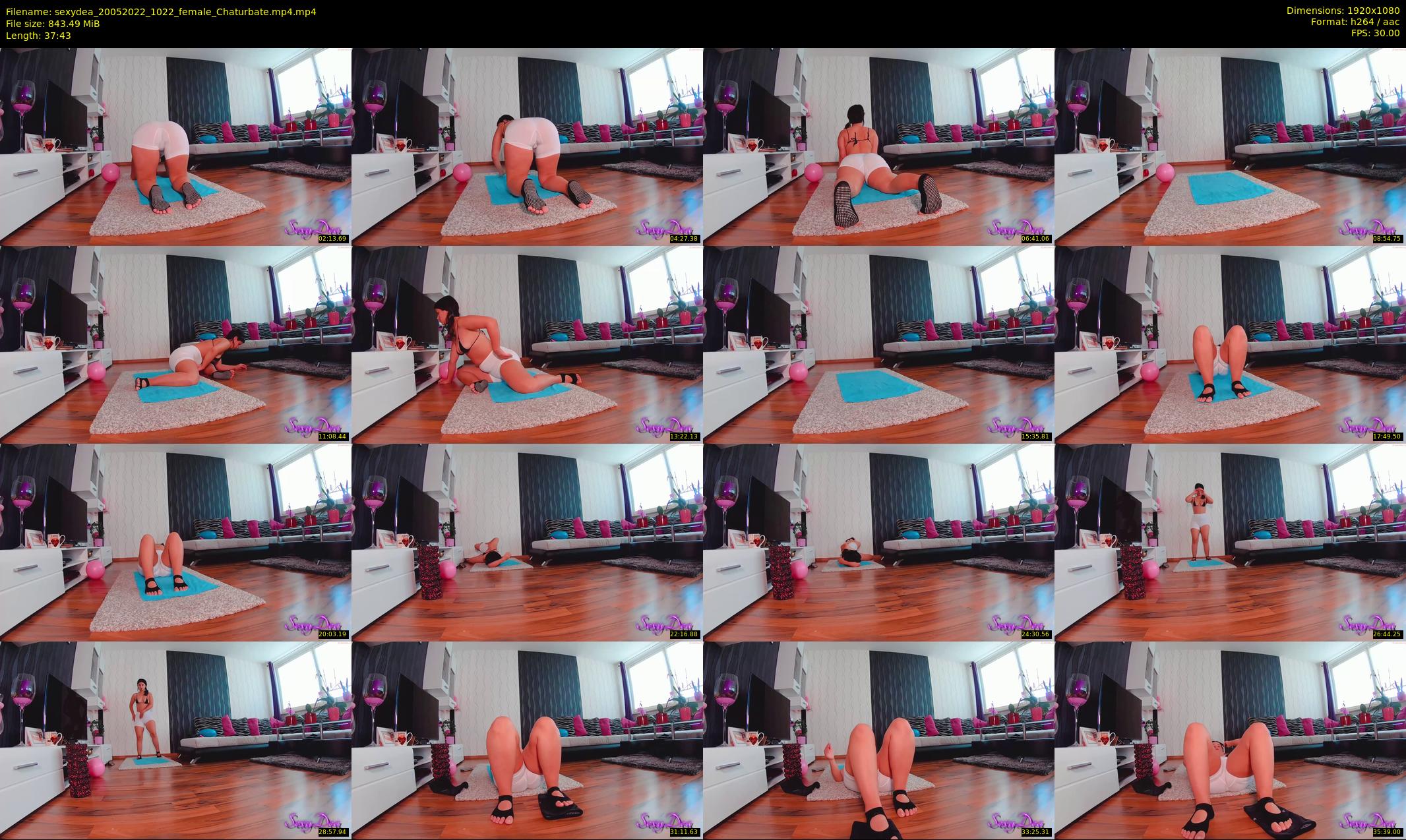 sexydea — 38 minute Chaturbate female cam show recording, 1080p, May 20, 2022
