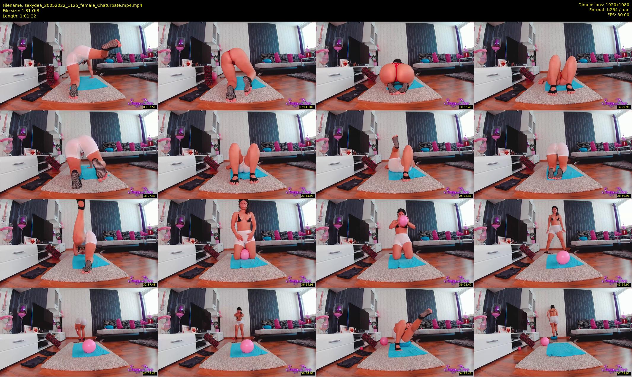 sexydea — 62 minute Chaturbate female cam show recording, 1080p, May 20, 2022
