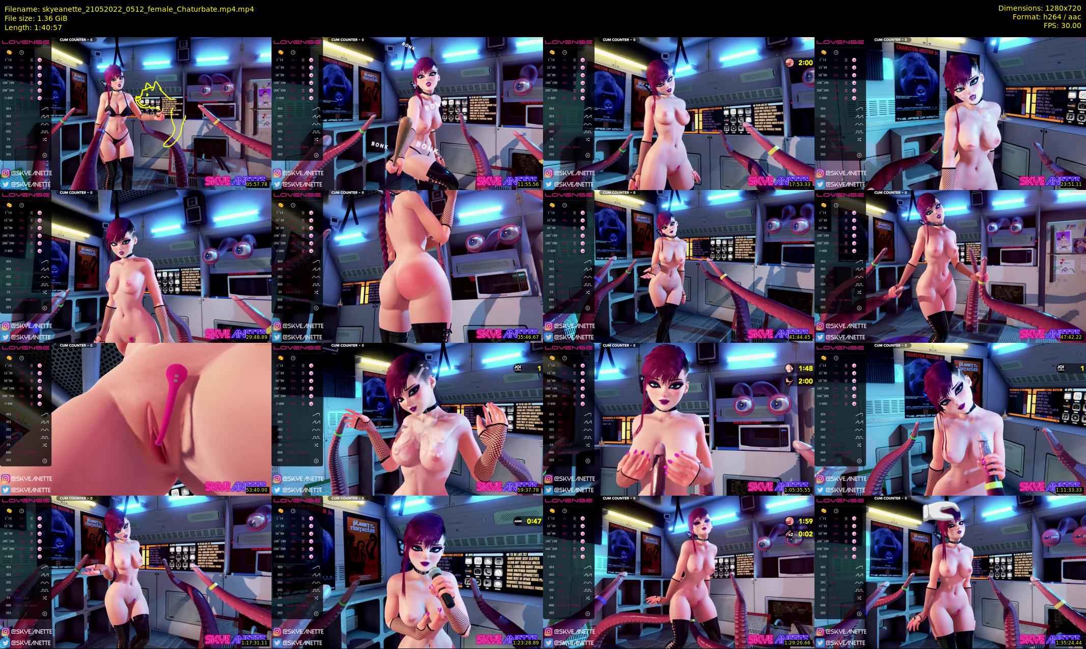 skyeanette — 101 minute Chaturbate female cam show recording, 720p, May 21, 2022