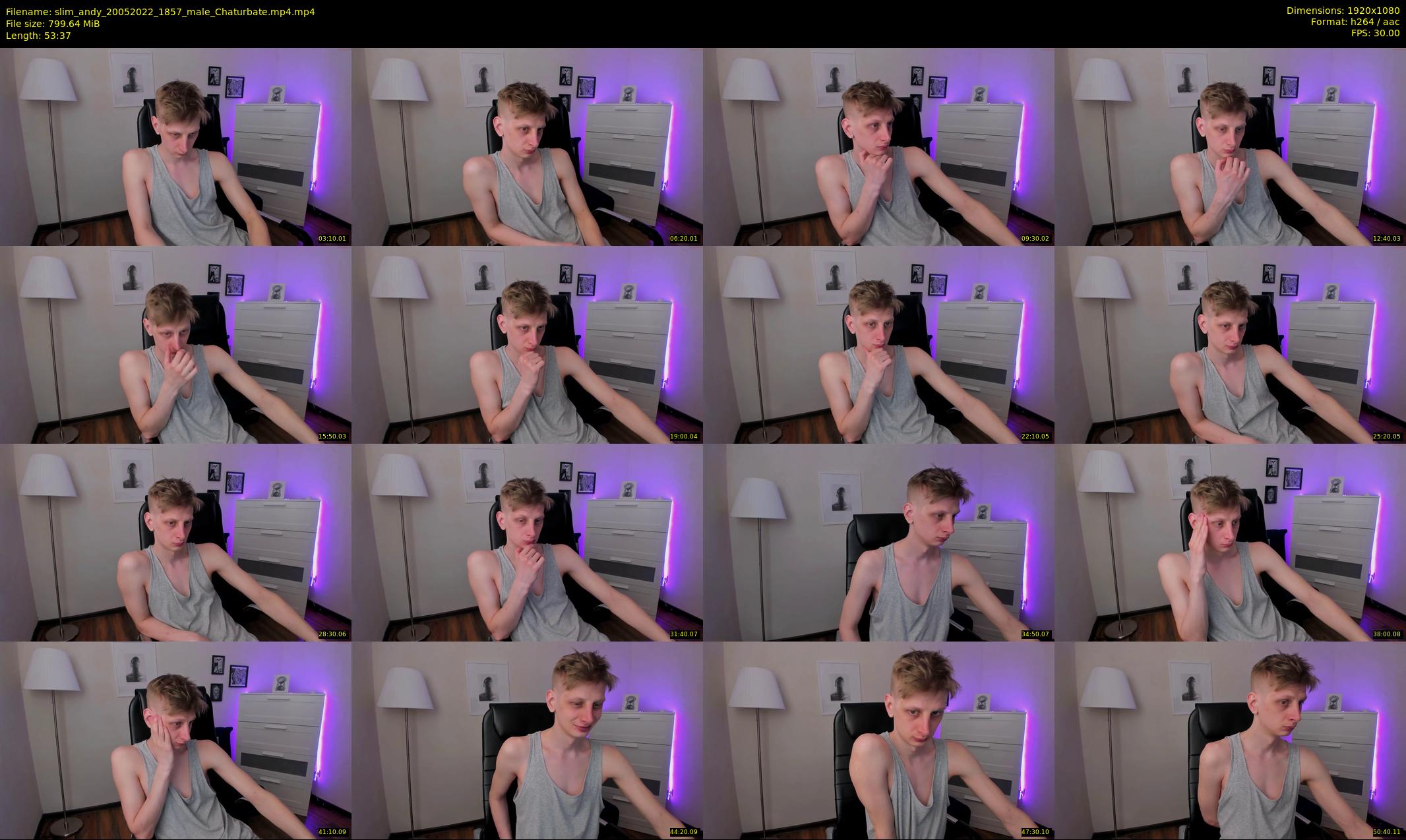 slim_andy — 54 minute Chaturbate male cam show recording, 1080p, May 20, 2022