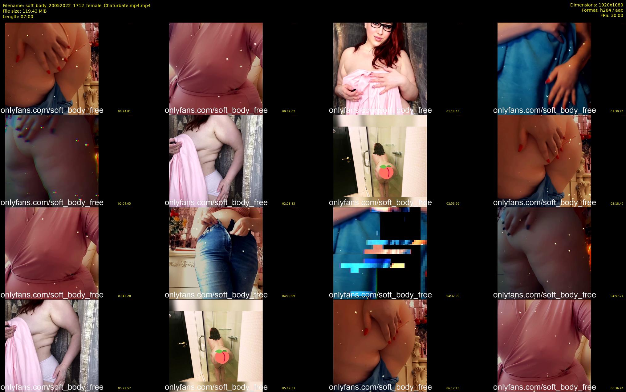 soft_body — 7 minute Chaturbate female cam show recording, 1080p, May 20, 2022