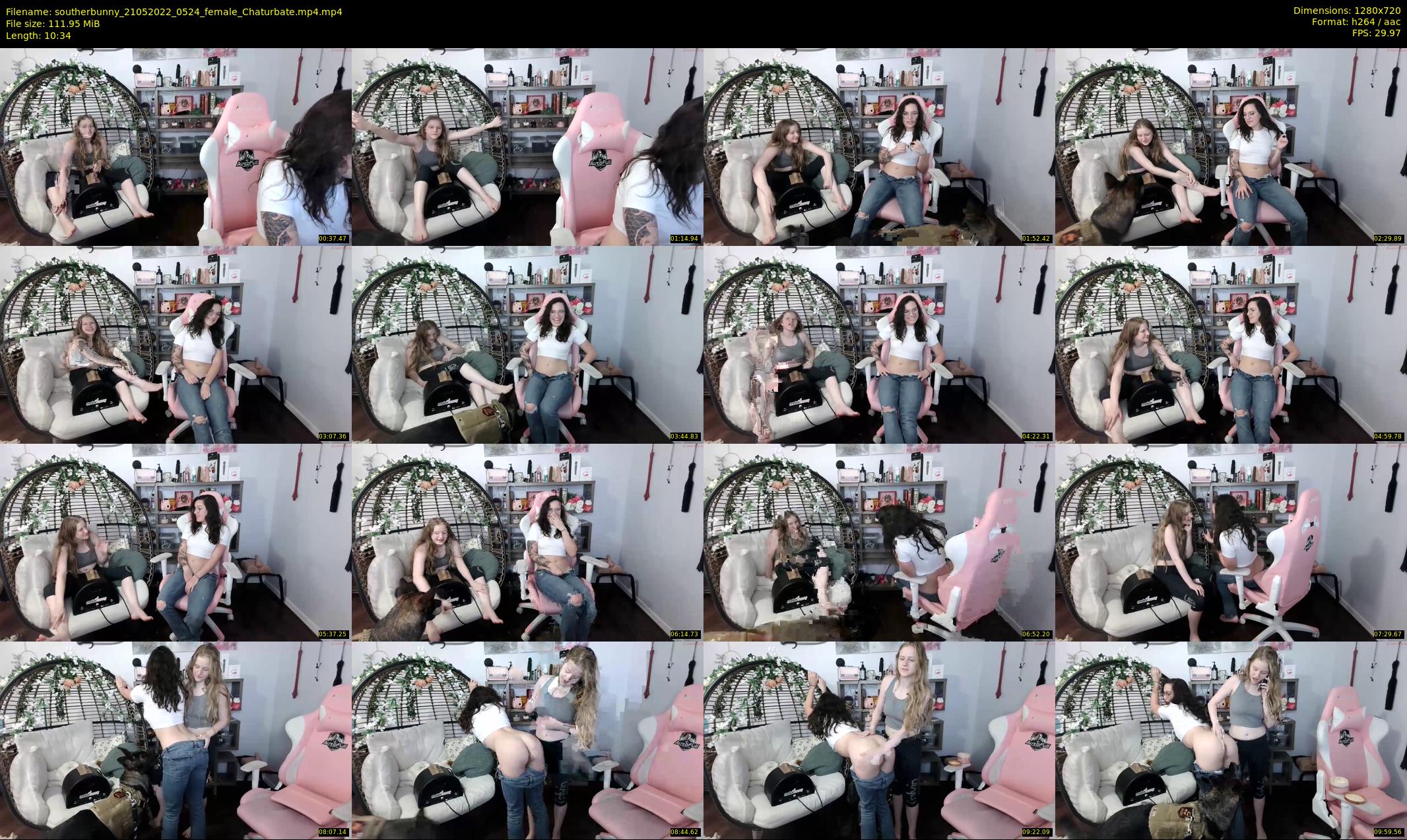 southerbunny — 11 minute Chaturbate female cam show recording, 720p, May 21, 2022