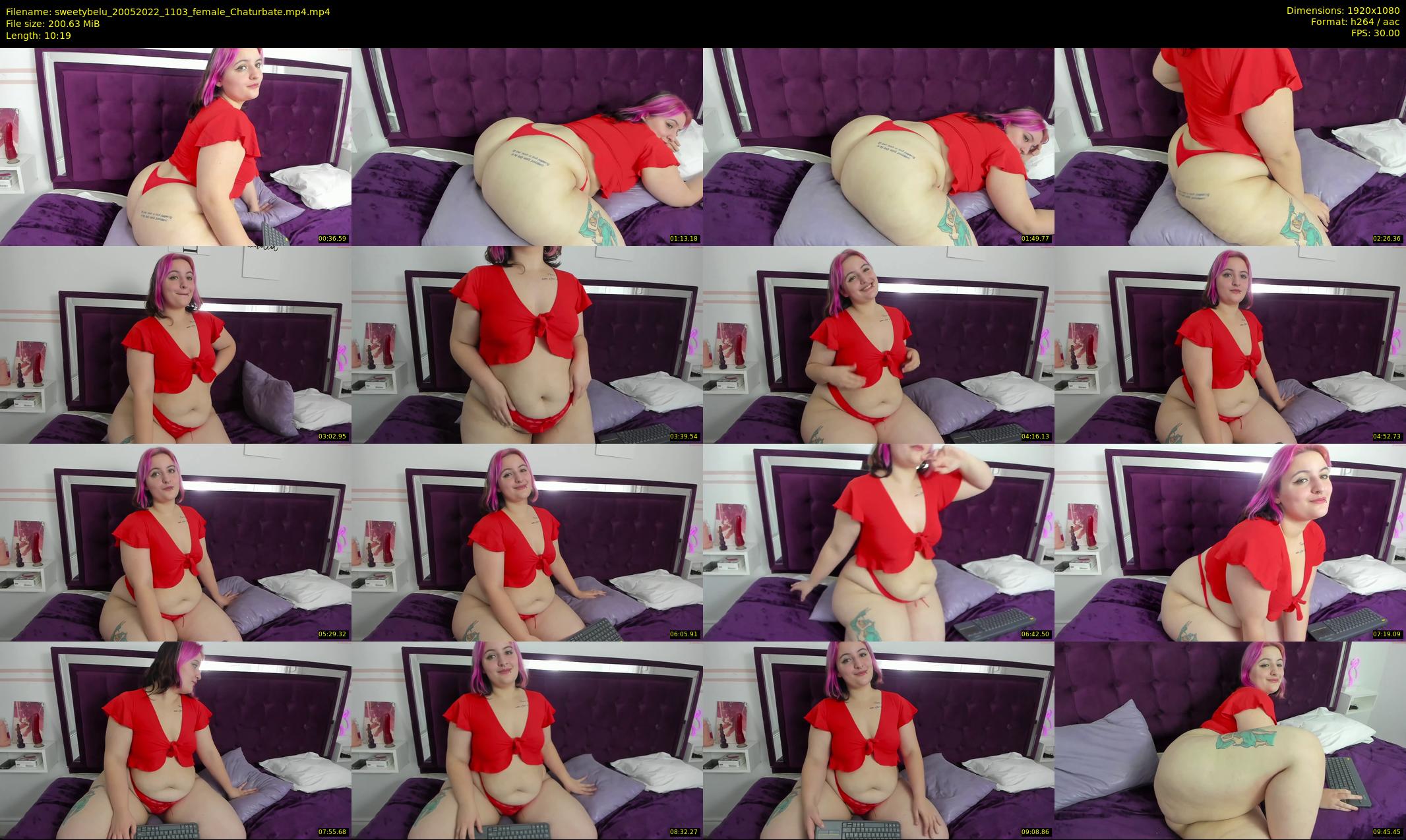 sweetybelu — 11 minute Chaturbate female cam show recording, 1080p, May 20, 2022