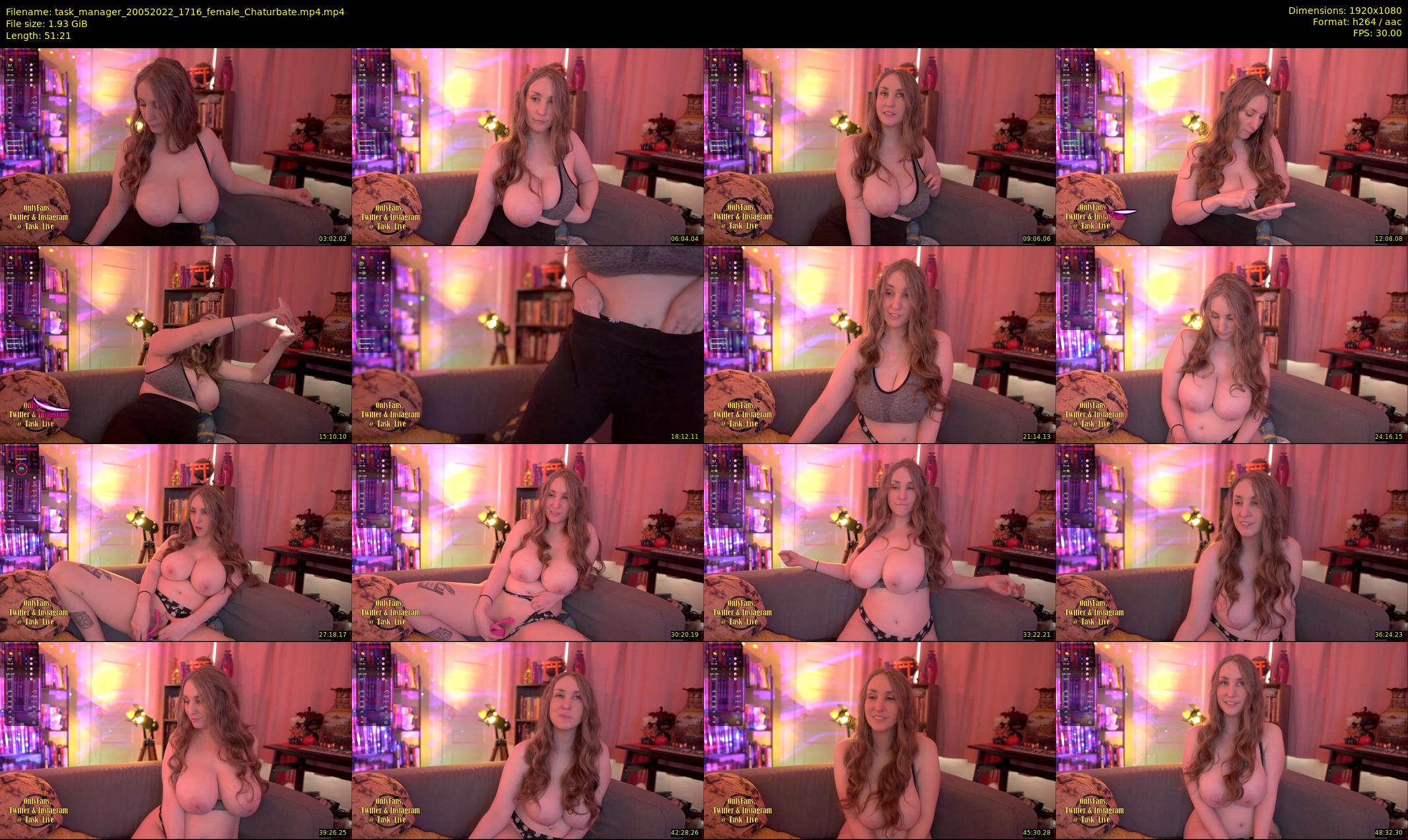 task_manager — 52 minute Chaturbate couple cam show recording, 1080p, May 20, 2022