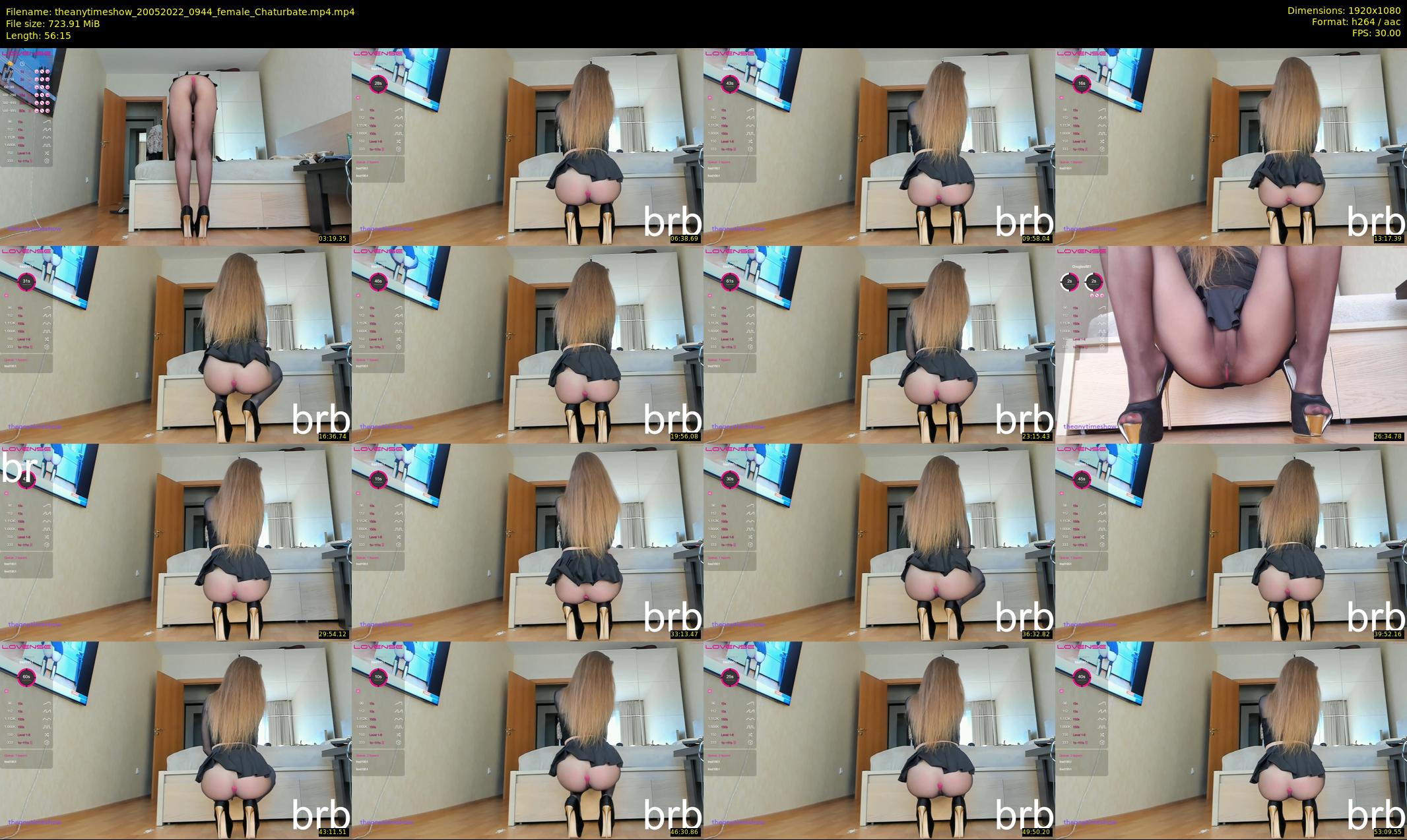 theanytimeshow — 57 minute Chaturbate female cam show recording, 1080p, May 20, 2022