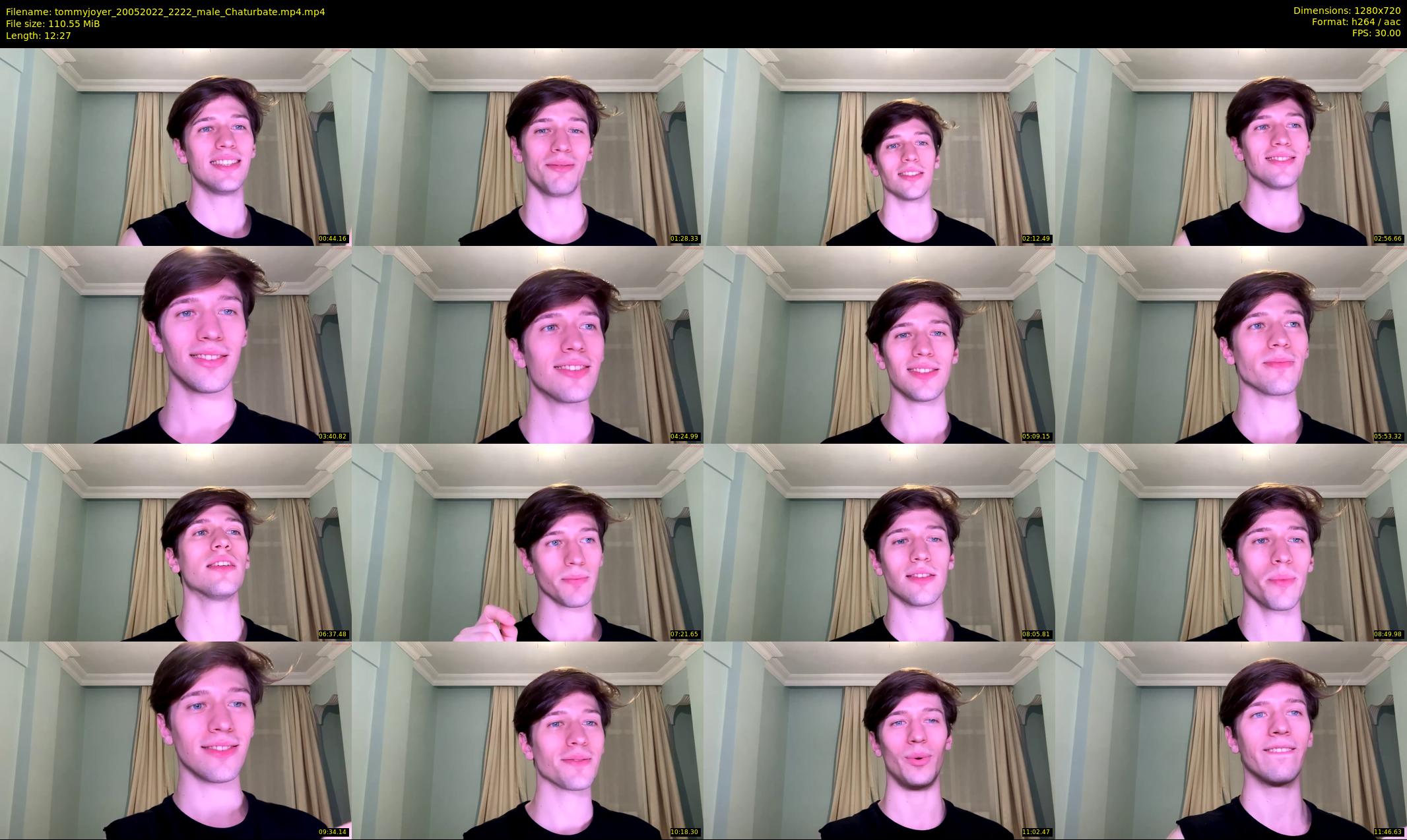 tommyjoyer — 13 minute Chaturbate male cam show recording, 720p, May 20, 2022