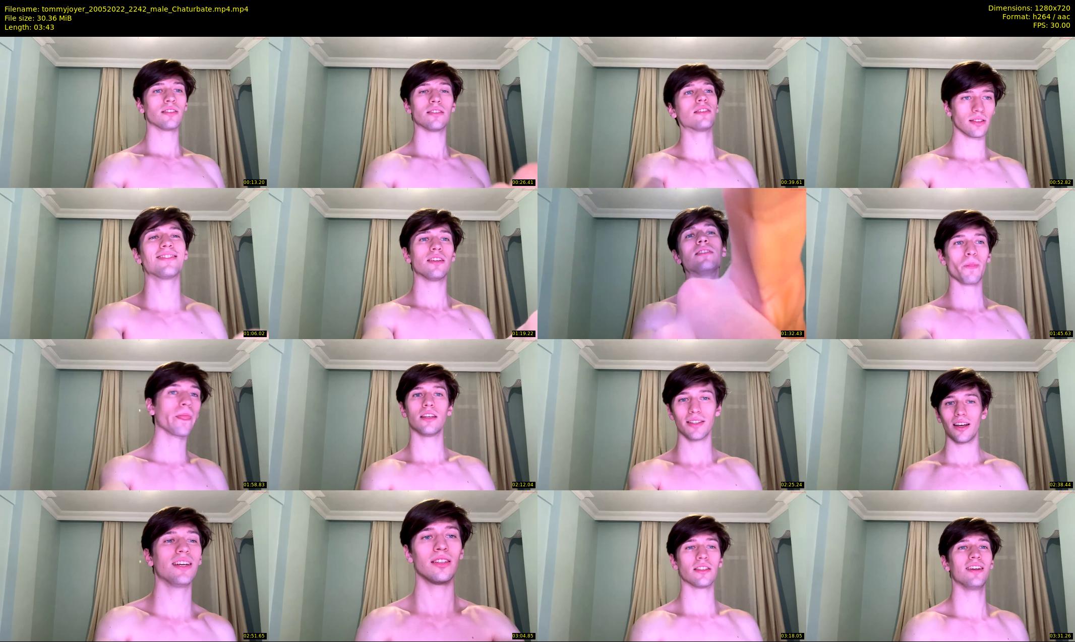 tommyjoyer — 4 minute Chaturbate male cam show recording, 720p, May 20, 2022