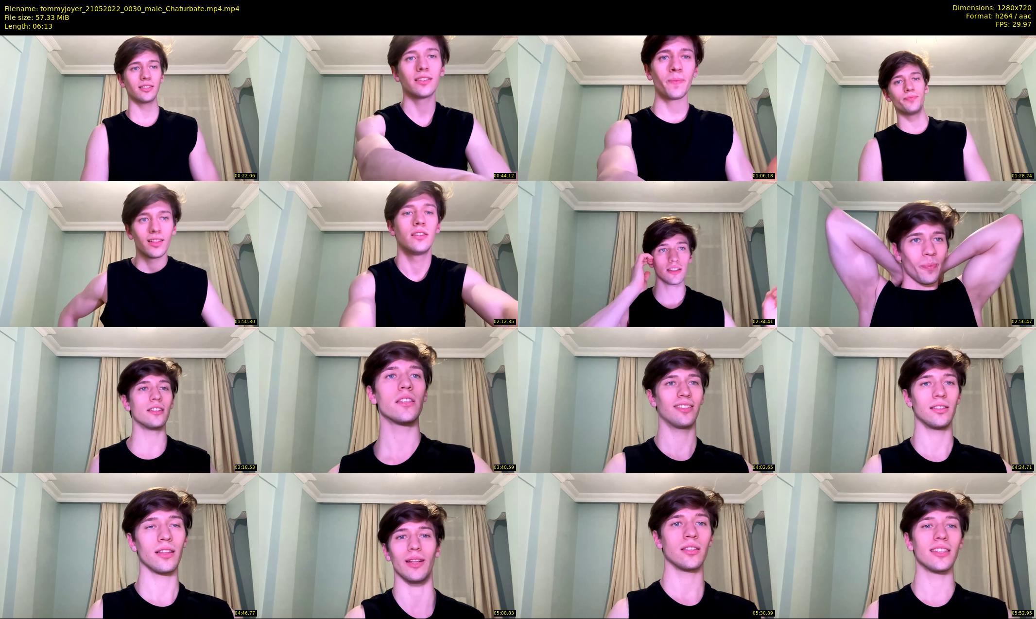 tommyjoyer — 7 minute Chaturbate male cam show recording, 720p, May 21, 2022