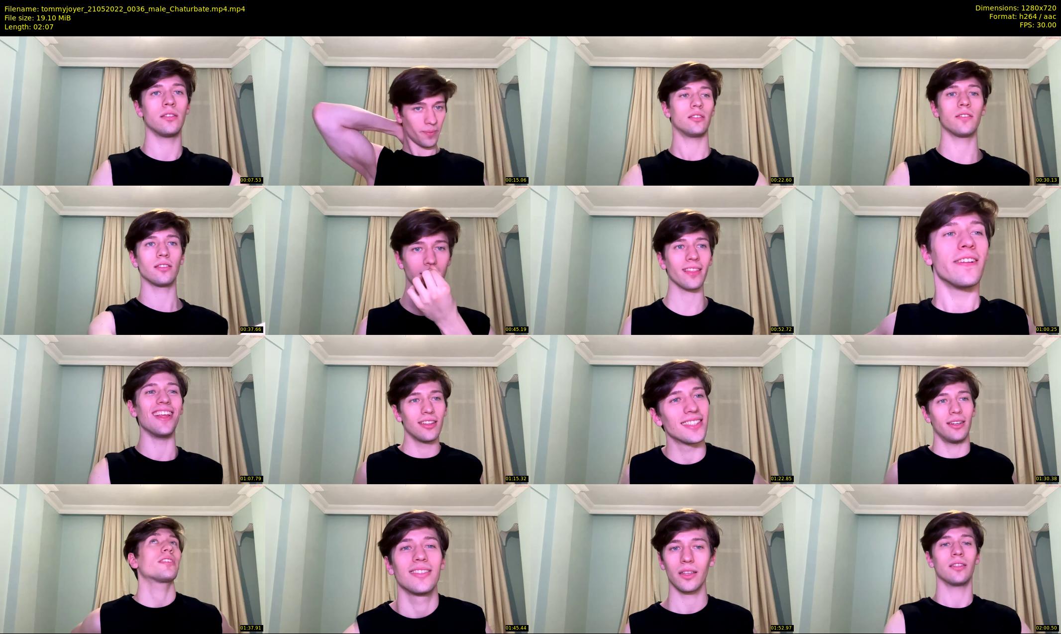 tommyjoyer — 3 minute Chaturbate male cam show recording, 720p, May 21, 2022