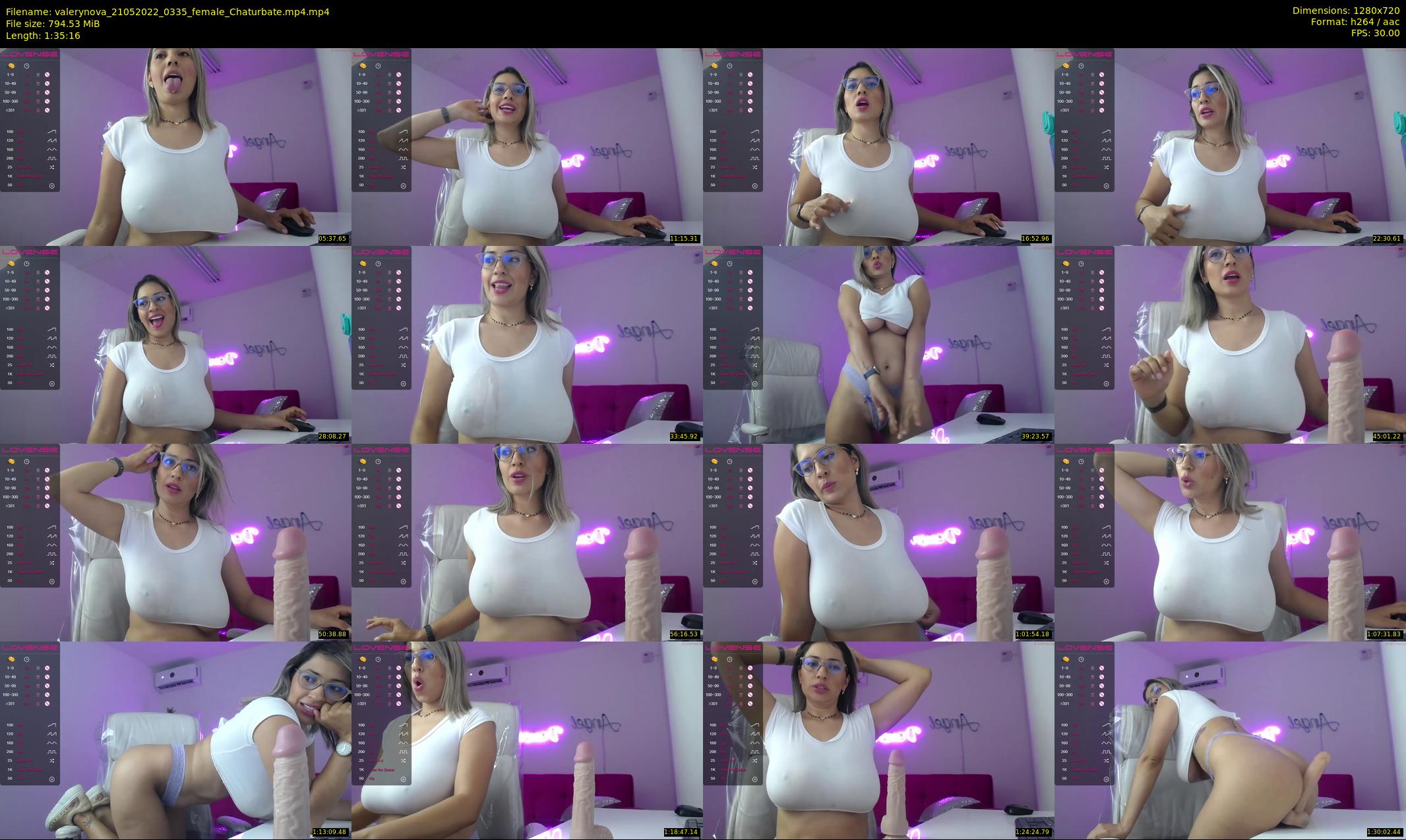 valerynova — 96 minute Chaturbate female cam show recording, 720p, May 21, 2022