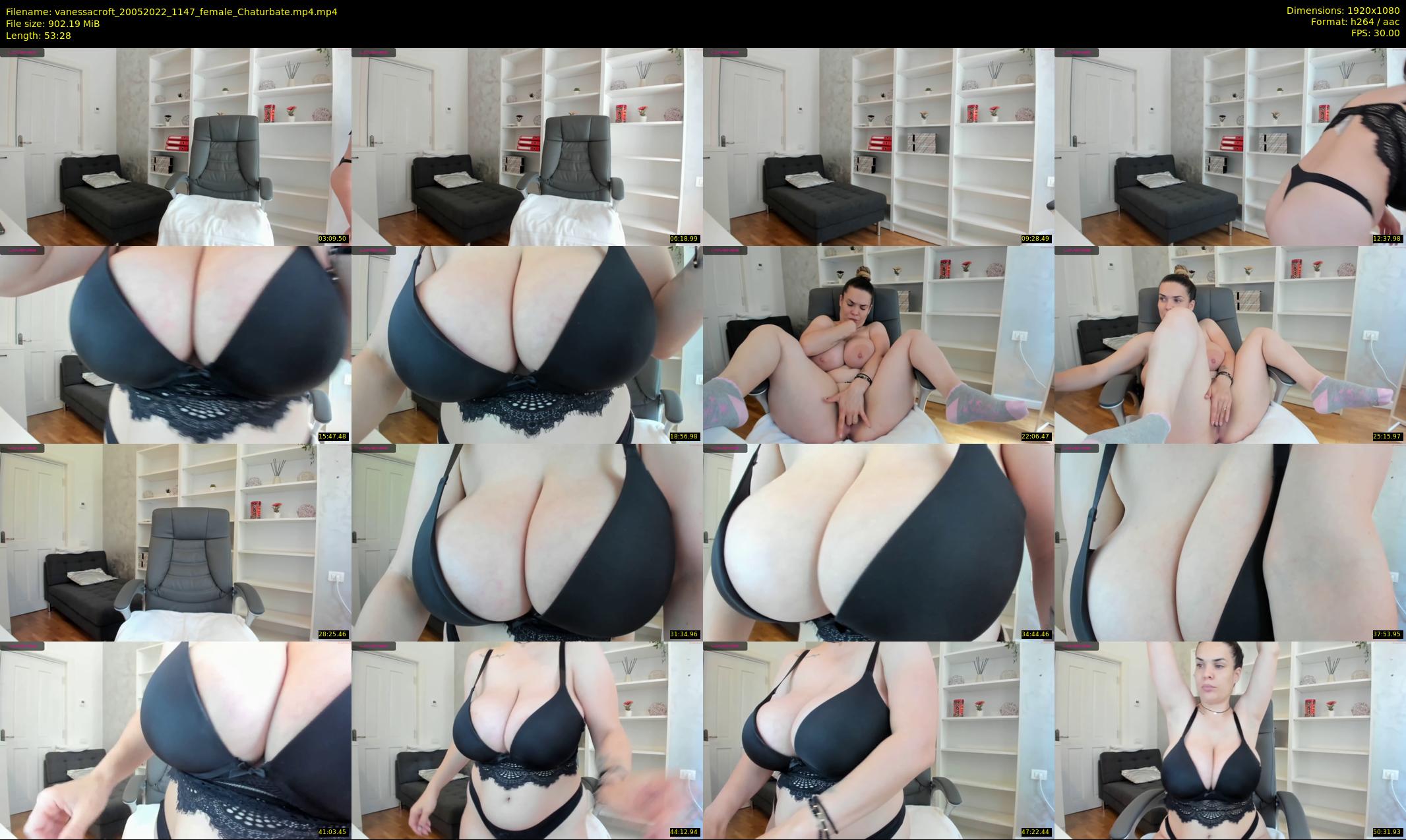 vanessacroft — 54 minute Chaturbate female cam show recording, 1080p, May 20, 2022