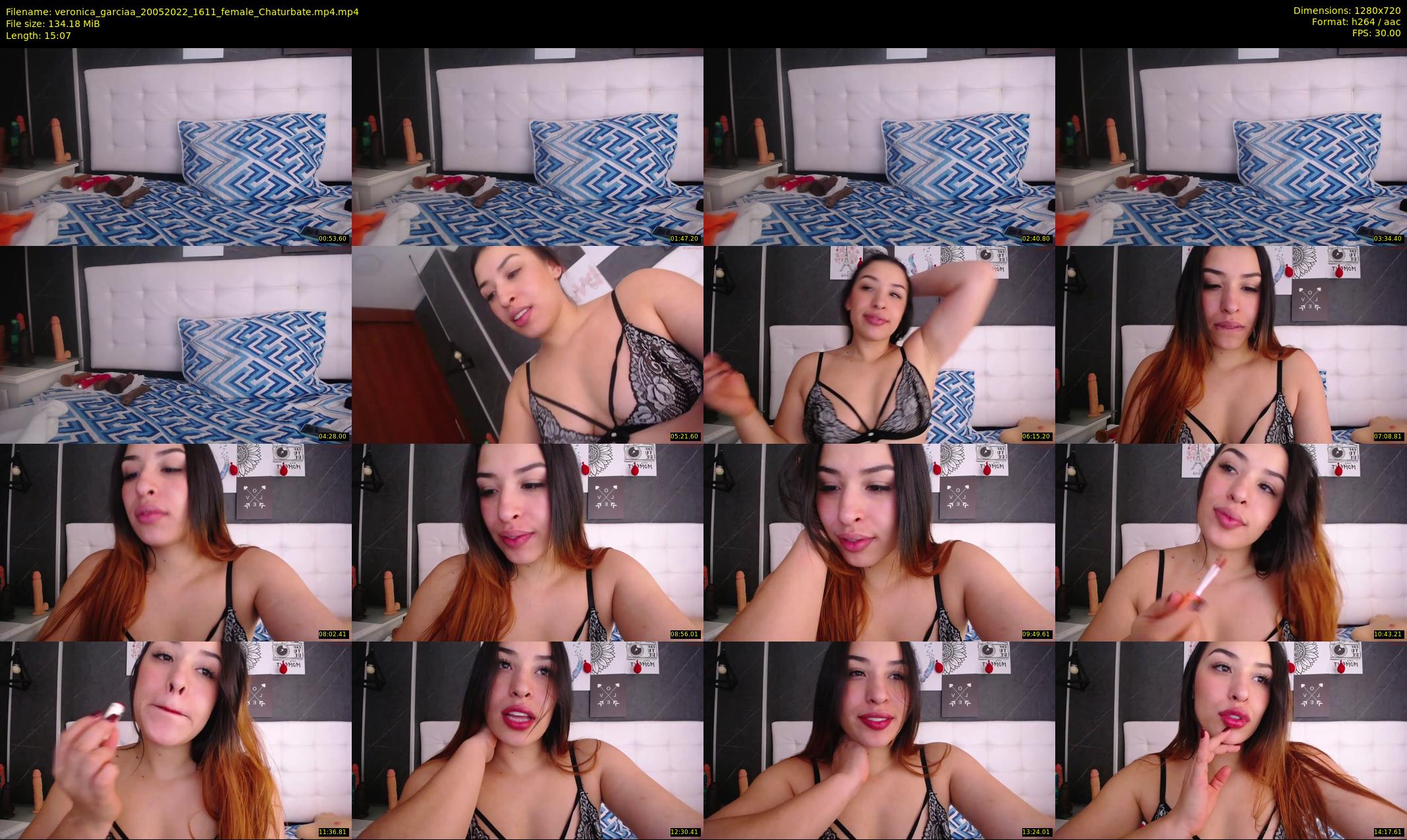 veronica_garciaa — 16 minute Chaturbate female cam show recording, 720p, May 20, 2022