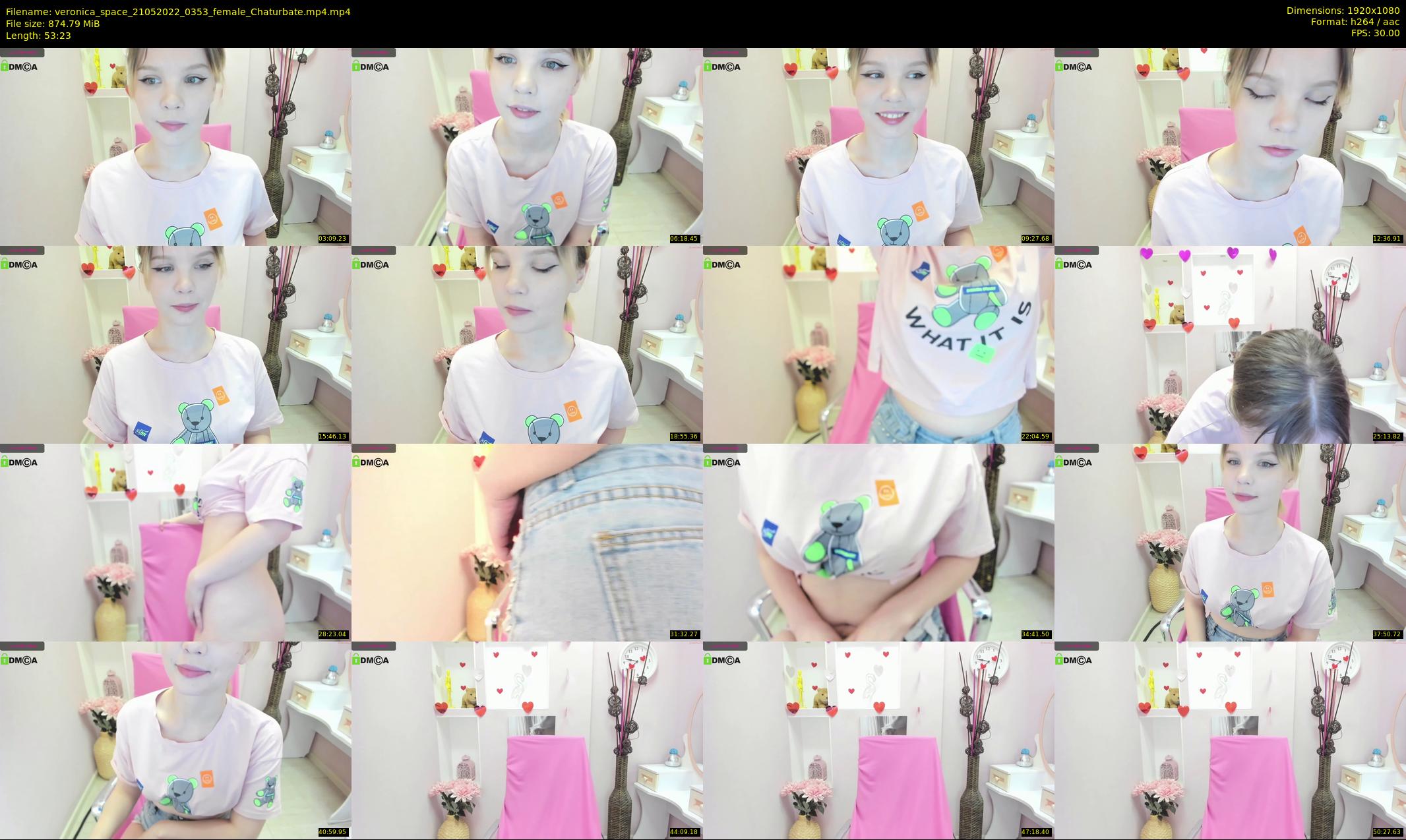 veronica_space — 54 minute Chaturbate female cam show recording, 1080p, May 21, 2022