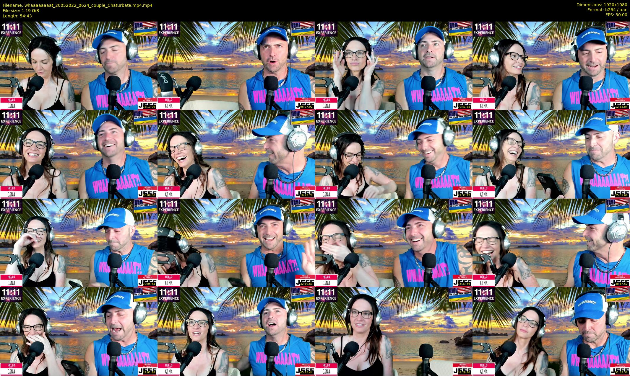 whaaaaaaaat — 55 minute Chaturbate couple cam show recording, 1080p, May 20, 2022