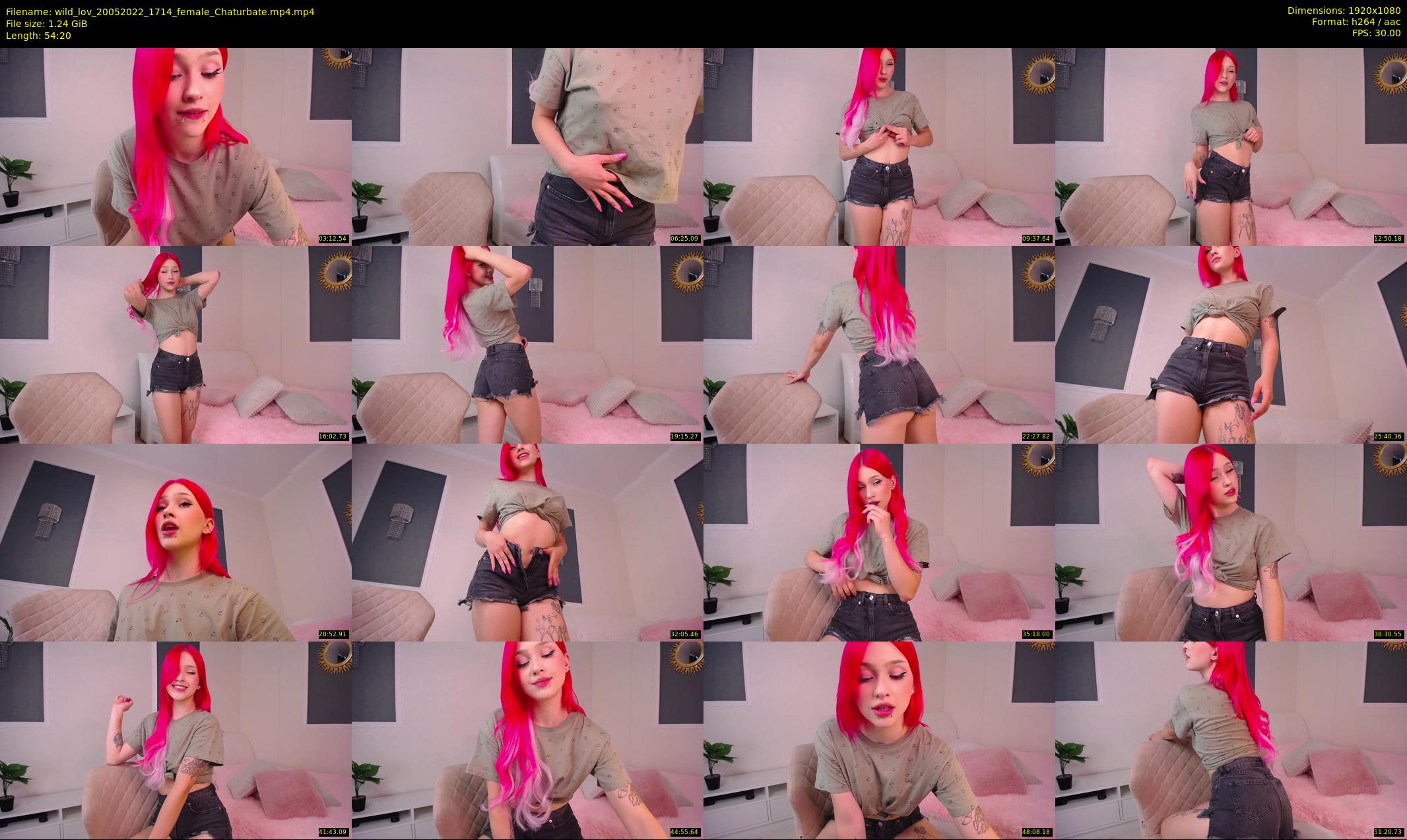wild_lov — 55 minute Chaturbate female cam show recording, 1080p, May 20, 2022