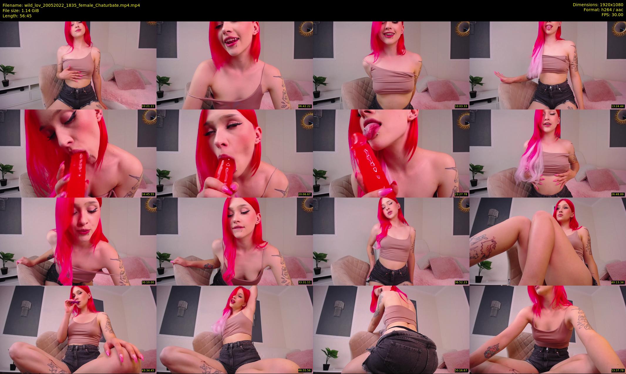 wild_lov — 57 minute Chaturbate female cam show recording, 1080p, May 20, 2022