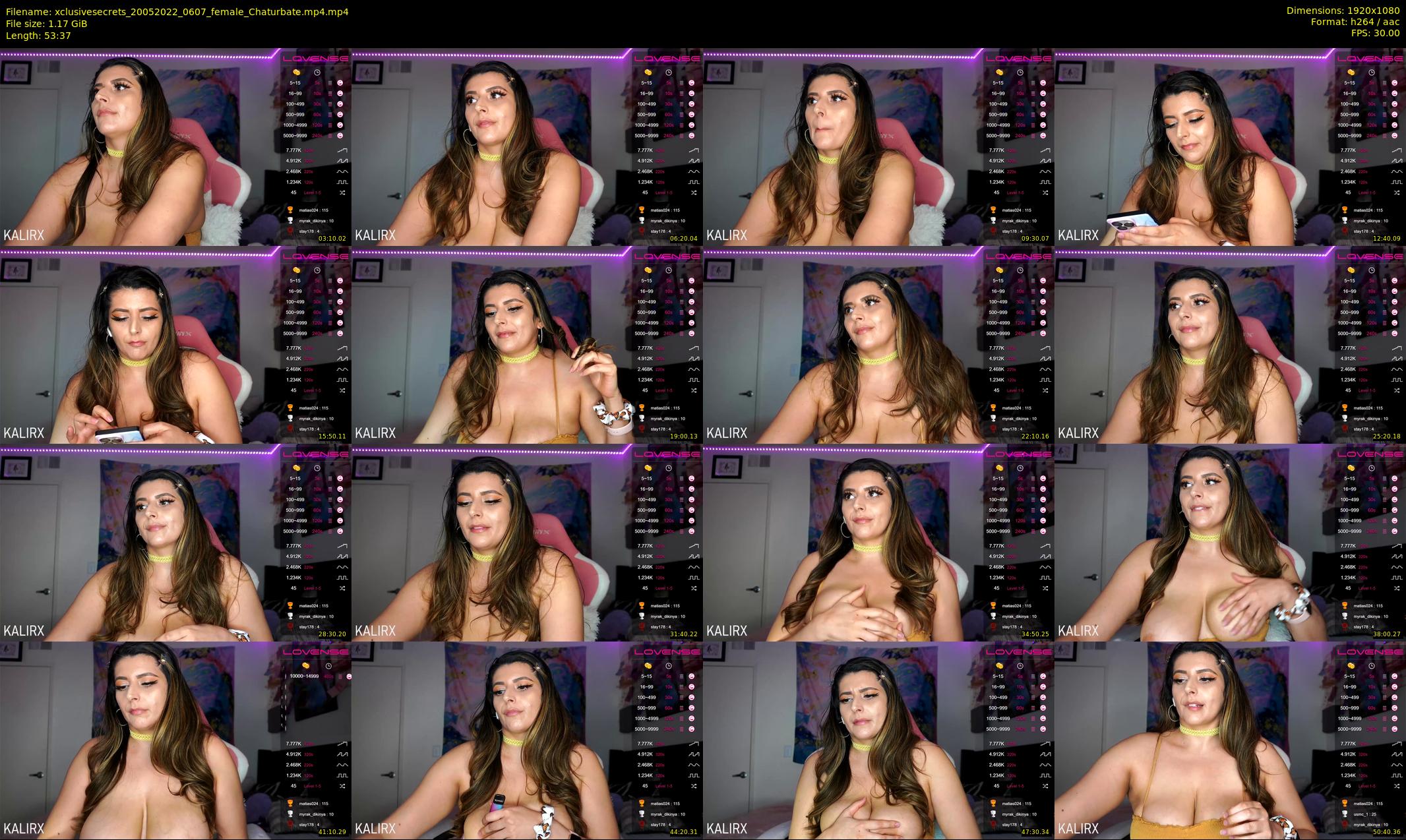 xclusivesecrets — 54 minute Chaturbate female cam show recording, 1080p, May 20, 2022