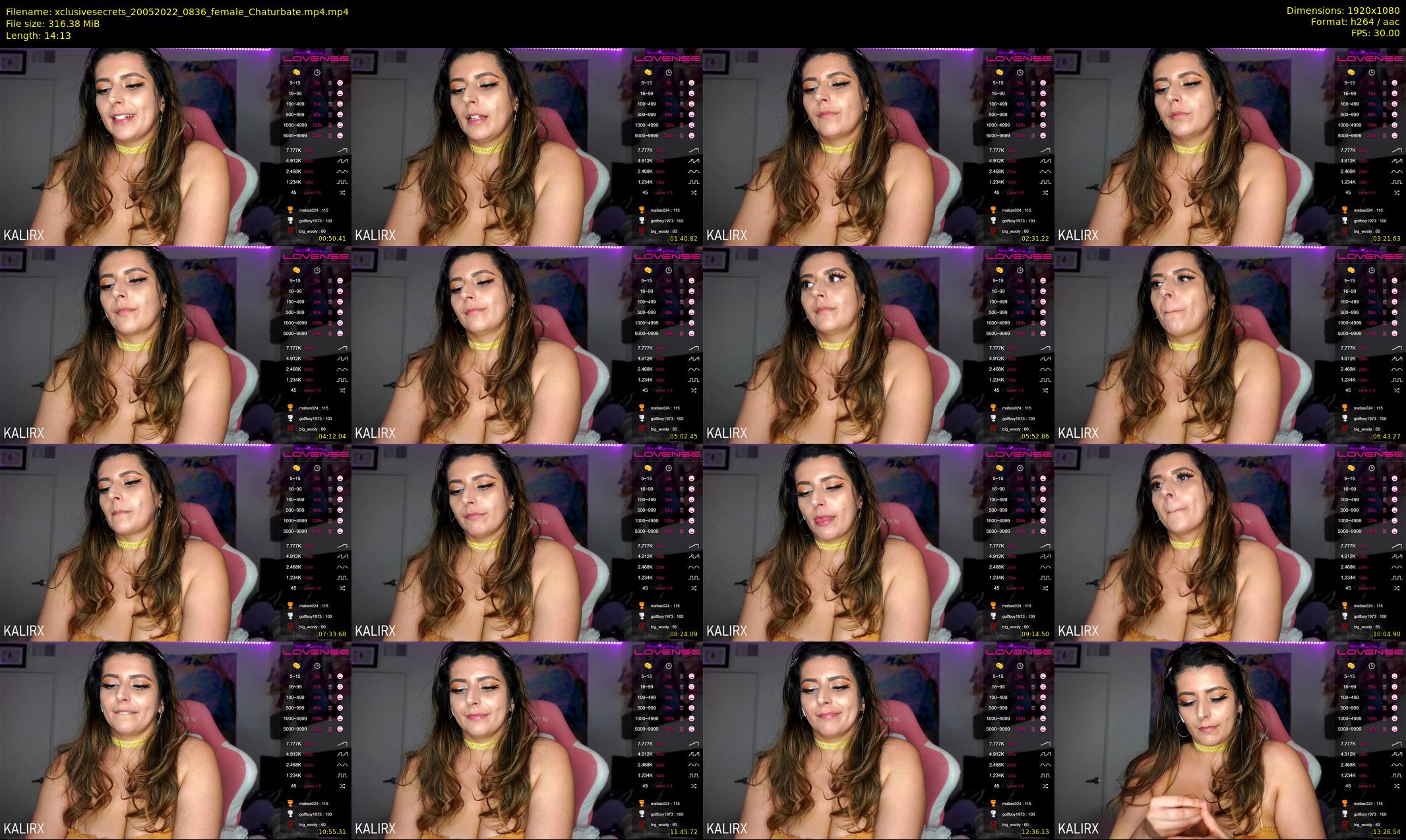 xclusivesecrets — 15 minute Chaturbate female cam show recording, 1080p, May 20, 2022