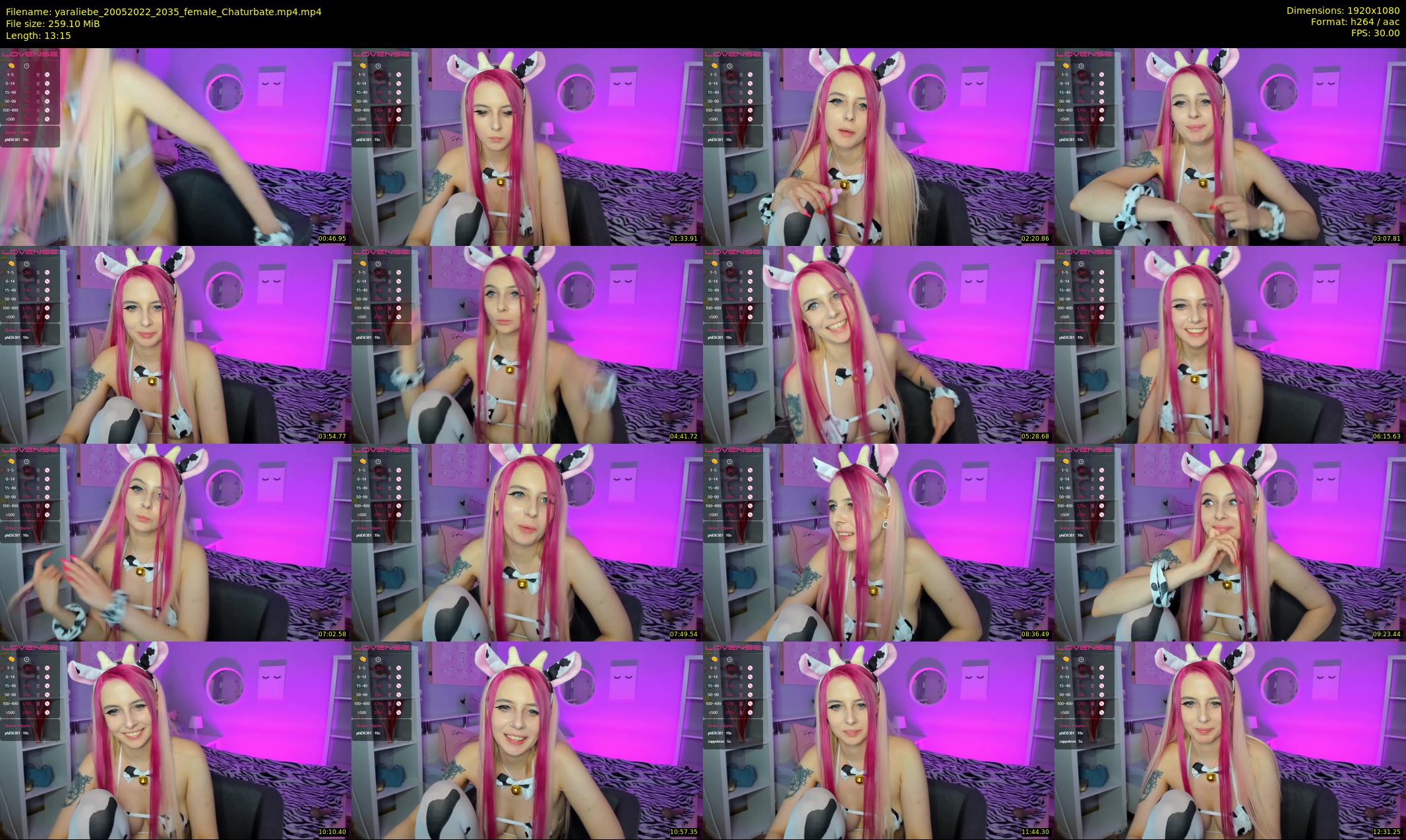 yaraliebe — 14 minute Chaturbate female cam show recording, 1080p, May 20, 2022