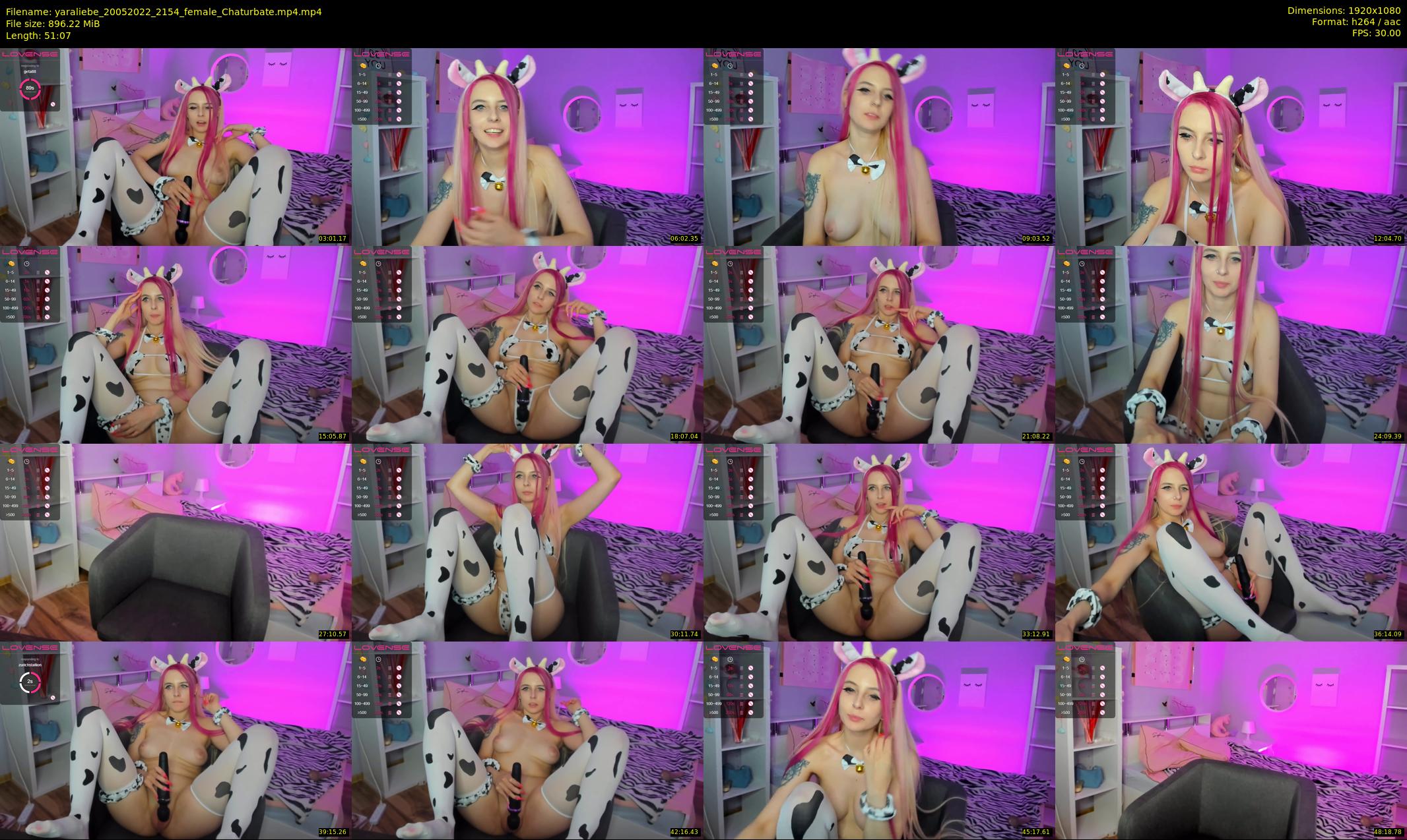 yaraliebe — 52 minute Chaturbate female cam show recording, 1080p, May 20, 2022
