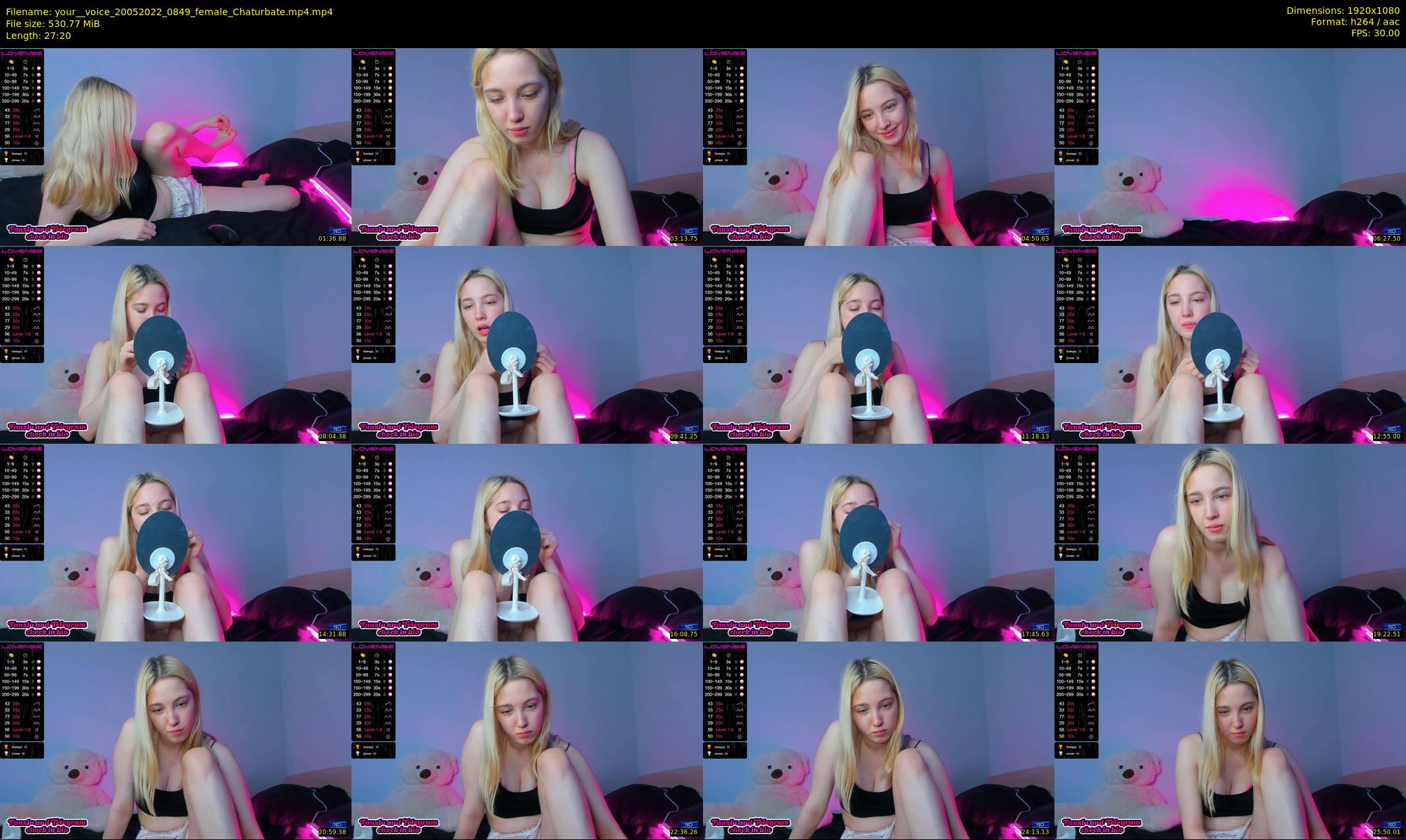 your__voice — 28 minute Chaturbate female cam show recording, 1080p, May 20, 2022