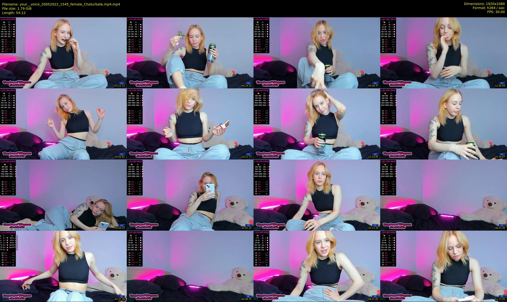 your__voice — 55 minute Chaturbate female cam show recording, 1080p, May 20, 2022
