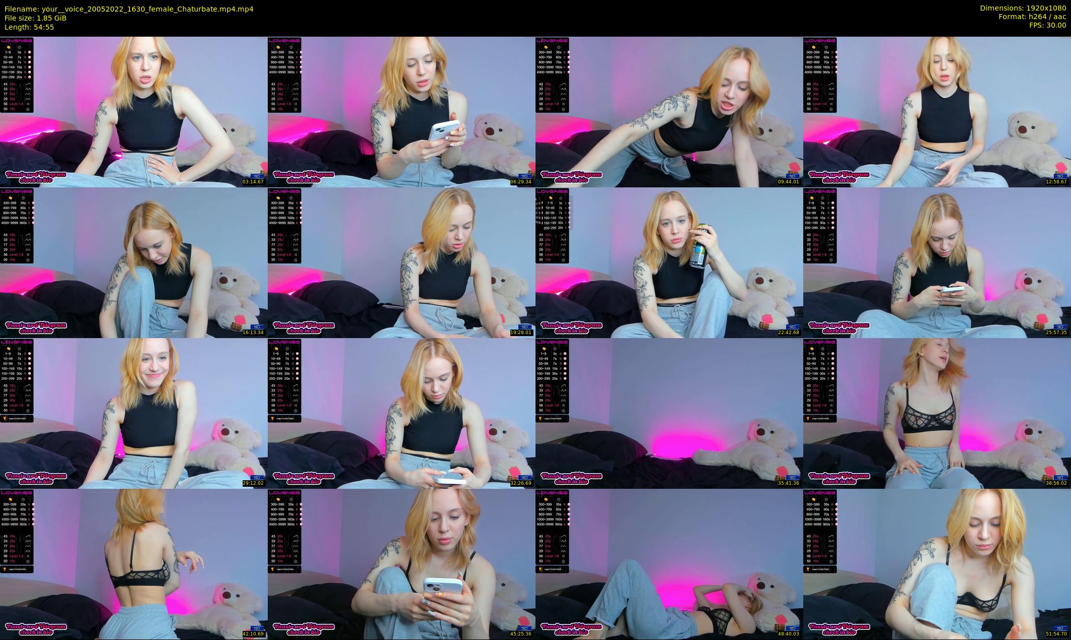 your__voice — 55 minute Chaturbate female cam show recording, 1080p, May 20, 2022