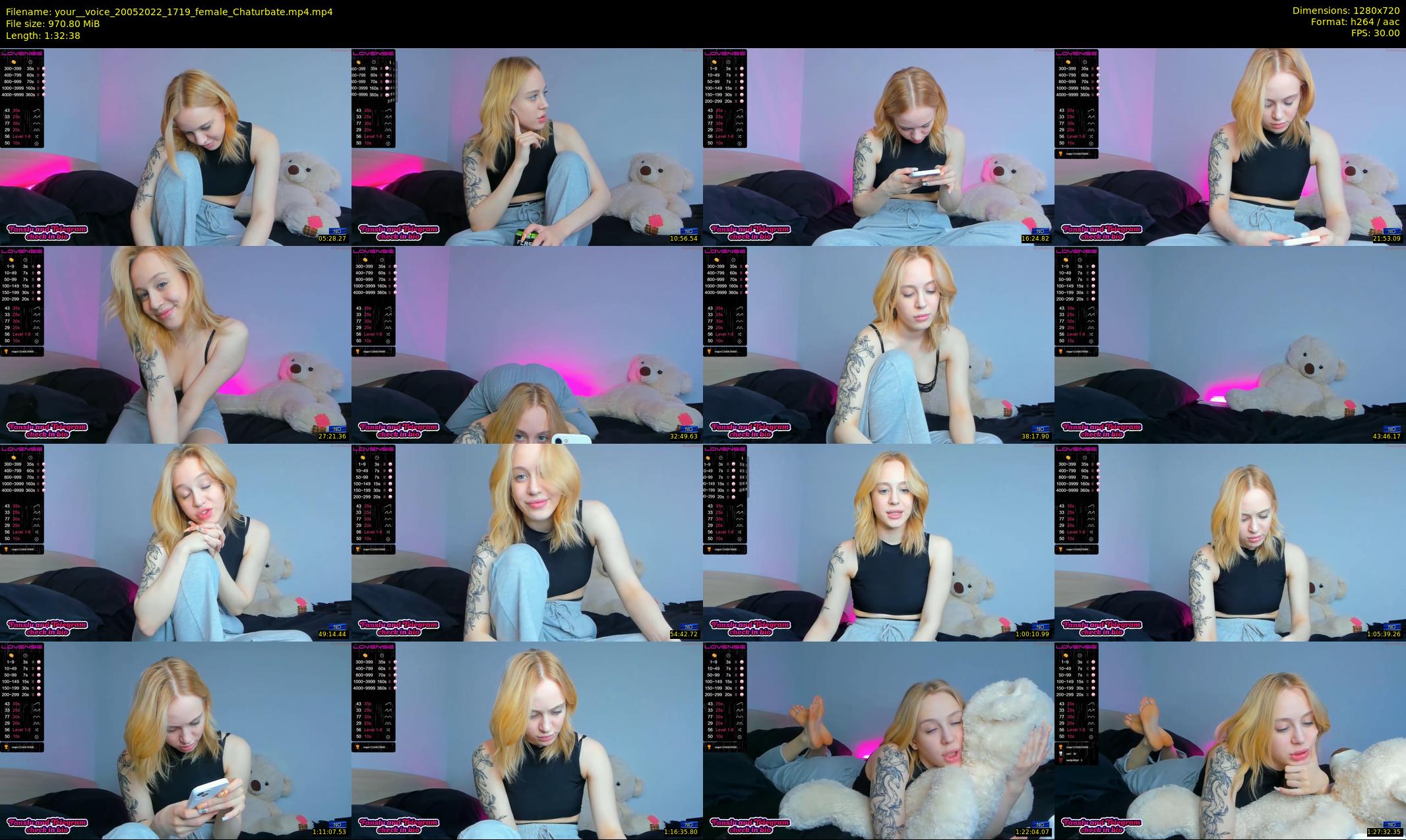 your__voice — 93 minute Chaturbate female cam show recording, 720p, May 20, 2022