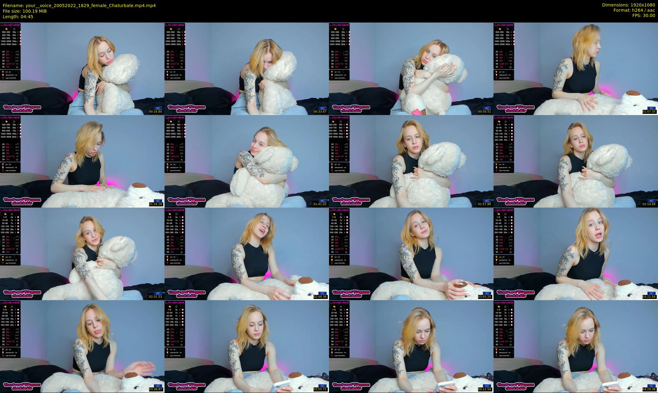 your__voice — 5 minute Chaturbate female cam show recording, 1080p, May 20, 2022