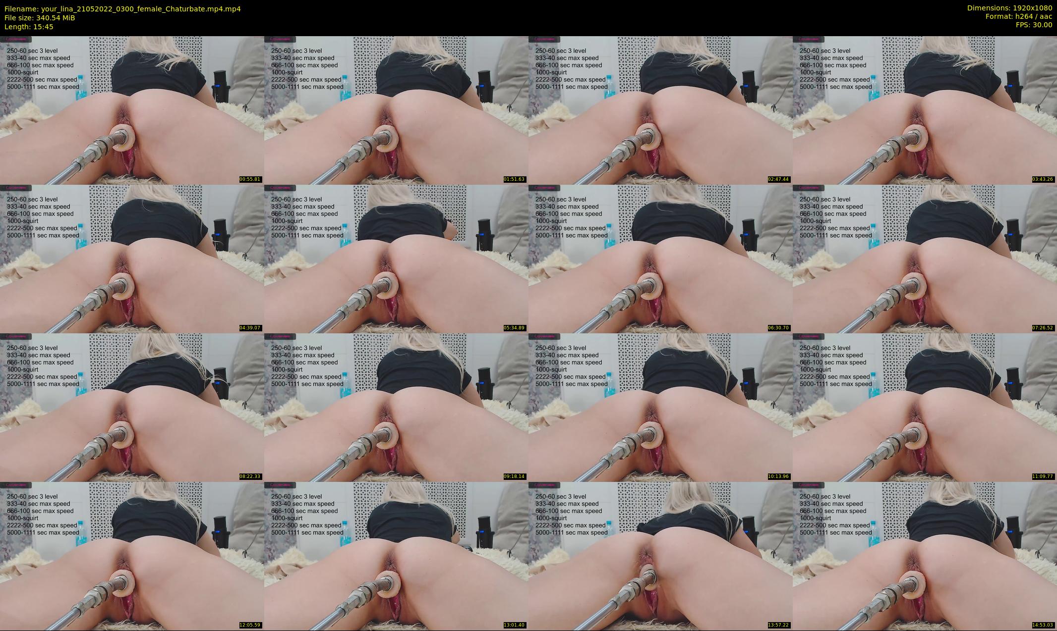 your_lina — 16 minute Chaturbate female cam show recording, 1080p, May 21, 2022